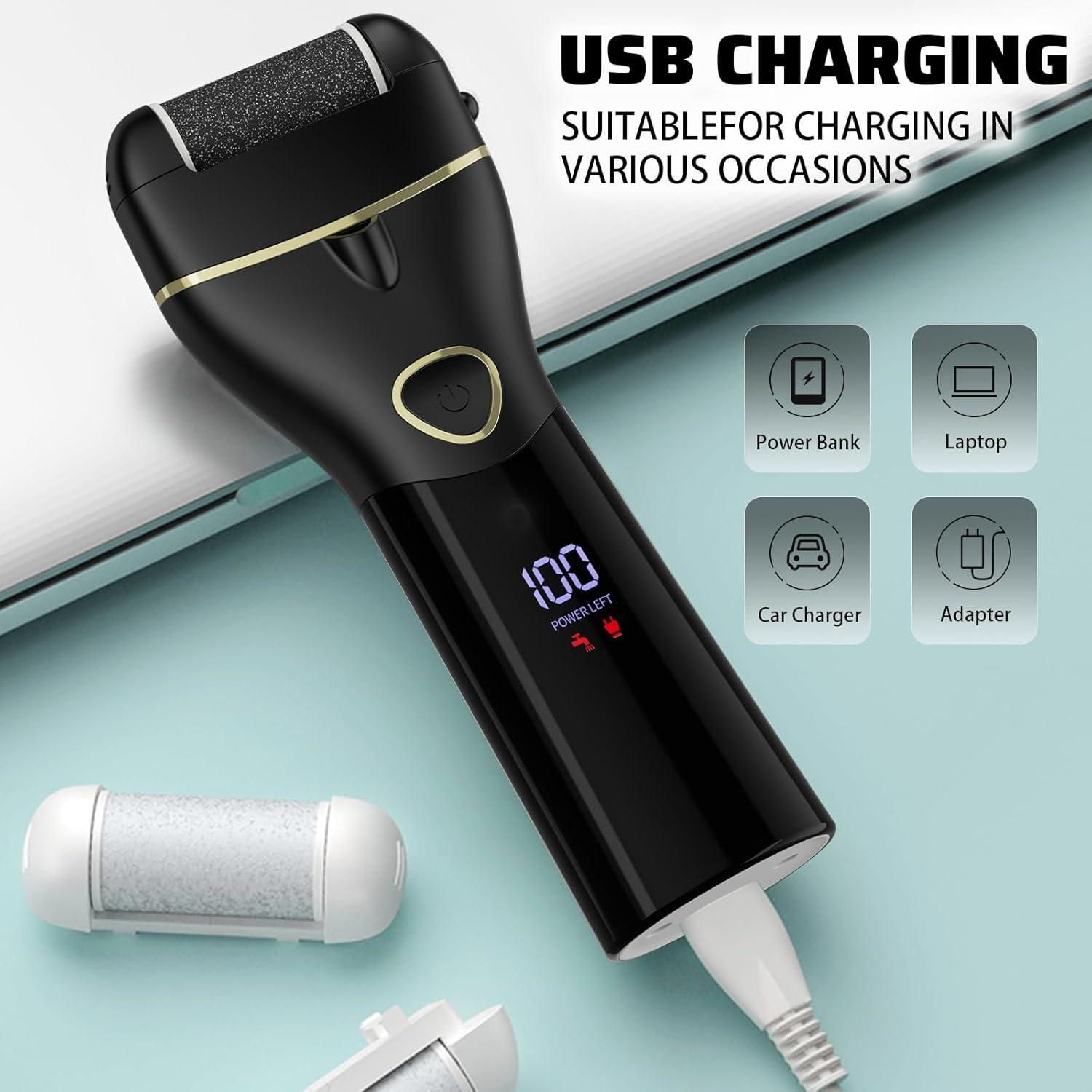 Removedor de Callos Eléctrico Profesional Ourcec Negro 16 en 1