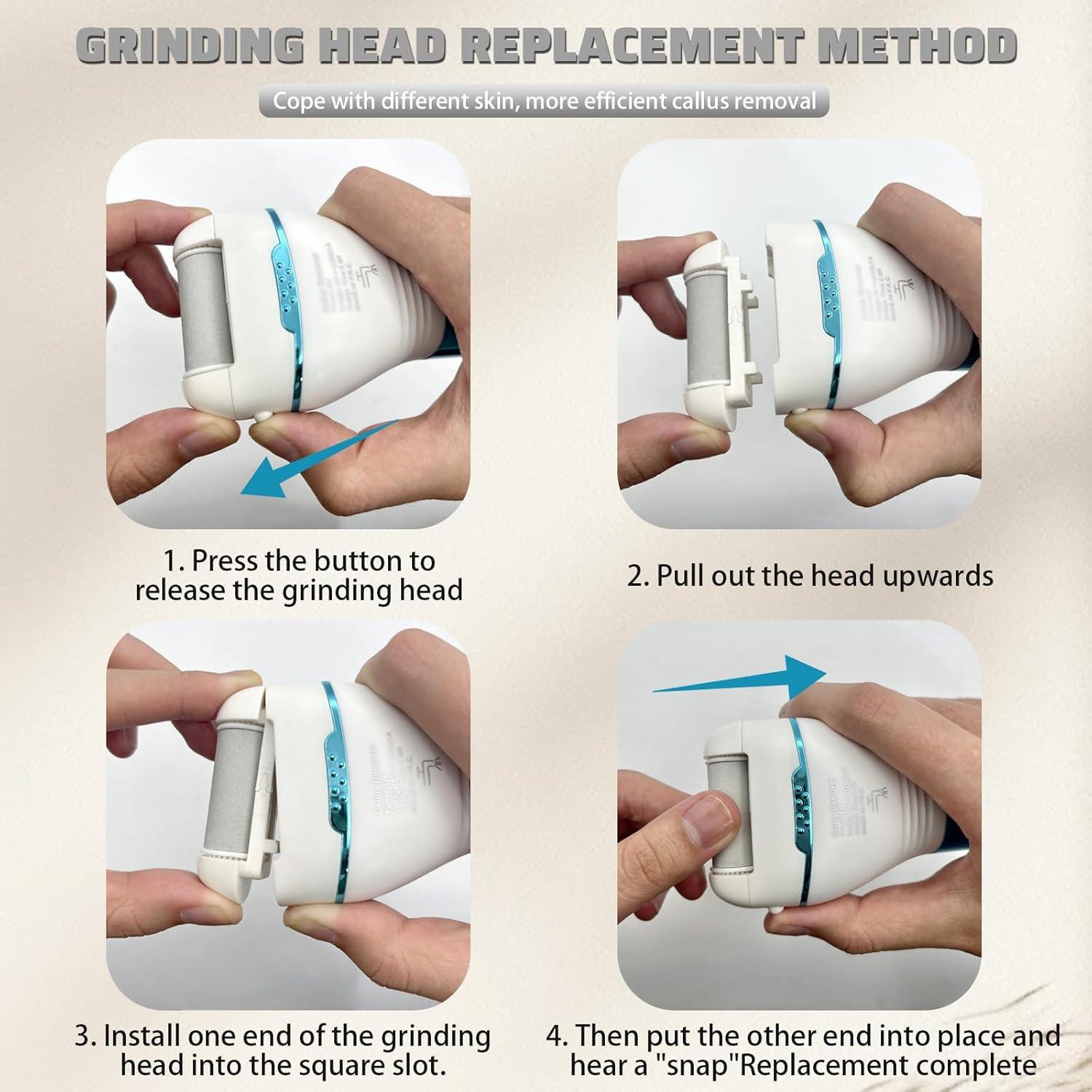 Removedor de Callos Eléctrico Profesional Ourcec Negro 16 en 1