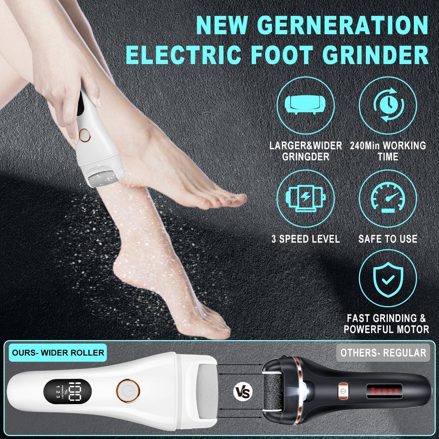 Removedor de Callos Eléctrico WSSBOND con Pantalla LCD 240min