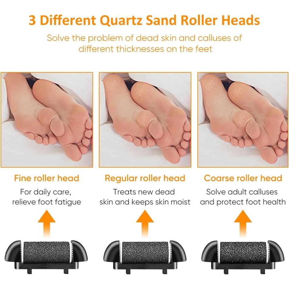 Removedor de Callos Eléctrico Syver - Set de Pedicura 10 Piezas