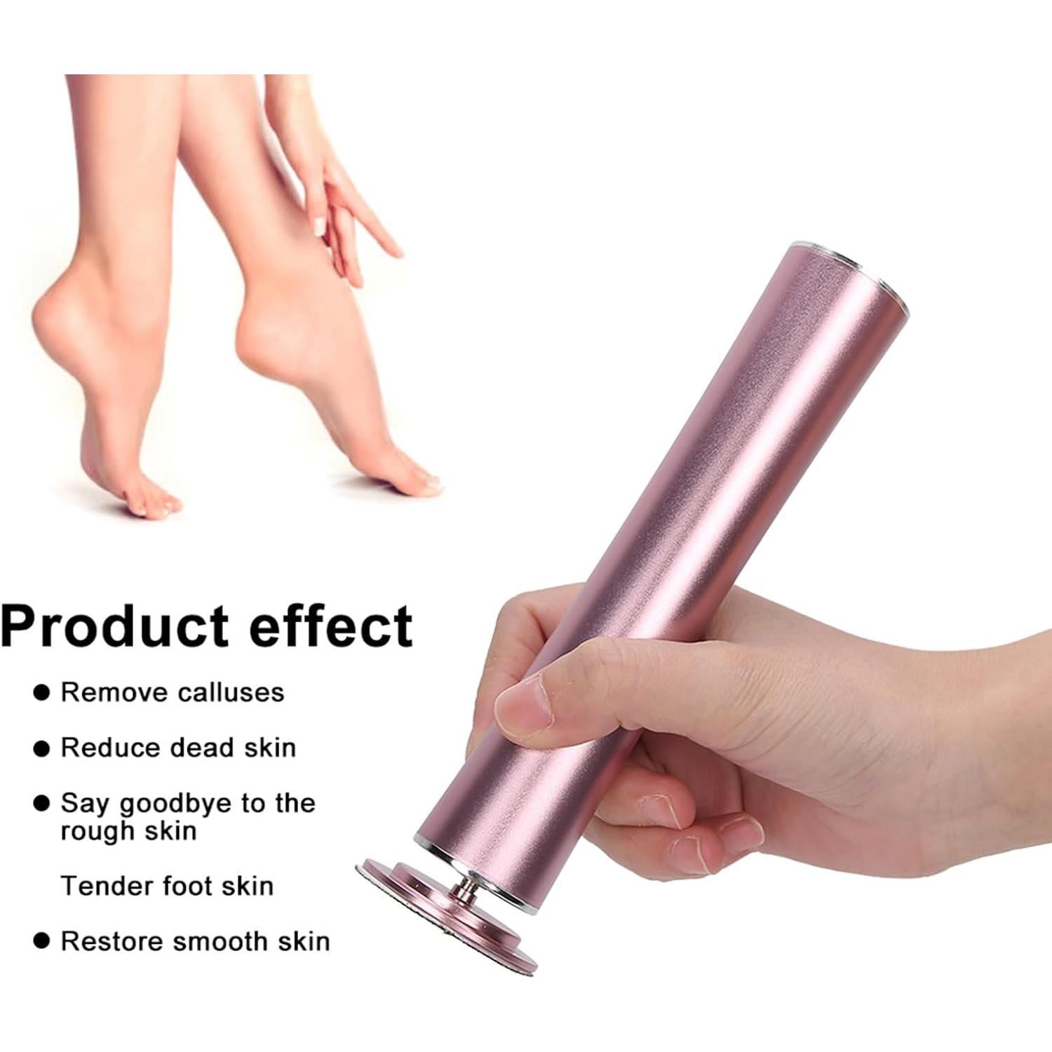 Lima Eléctrica para Pies KooingTech con 60 Piezas de Afilar