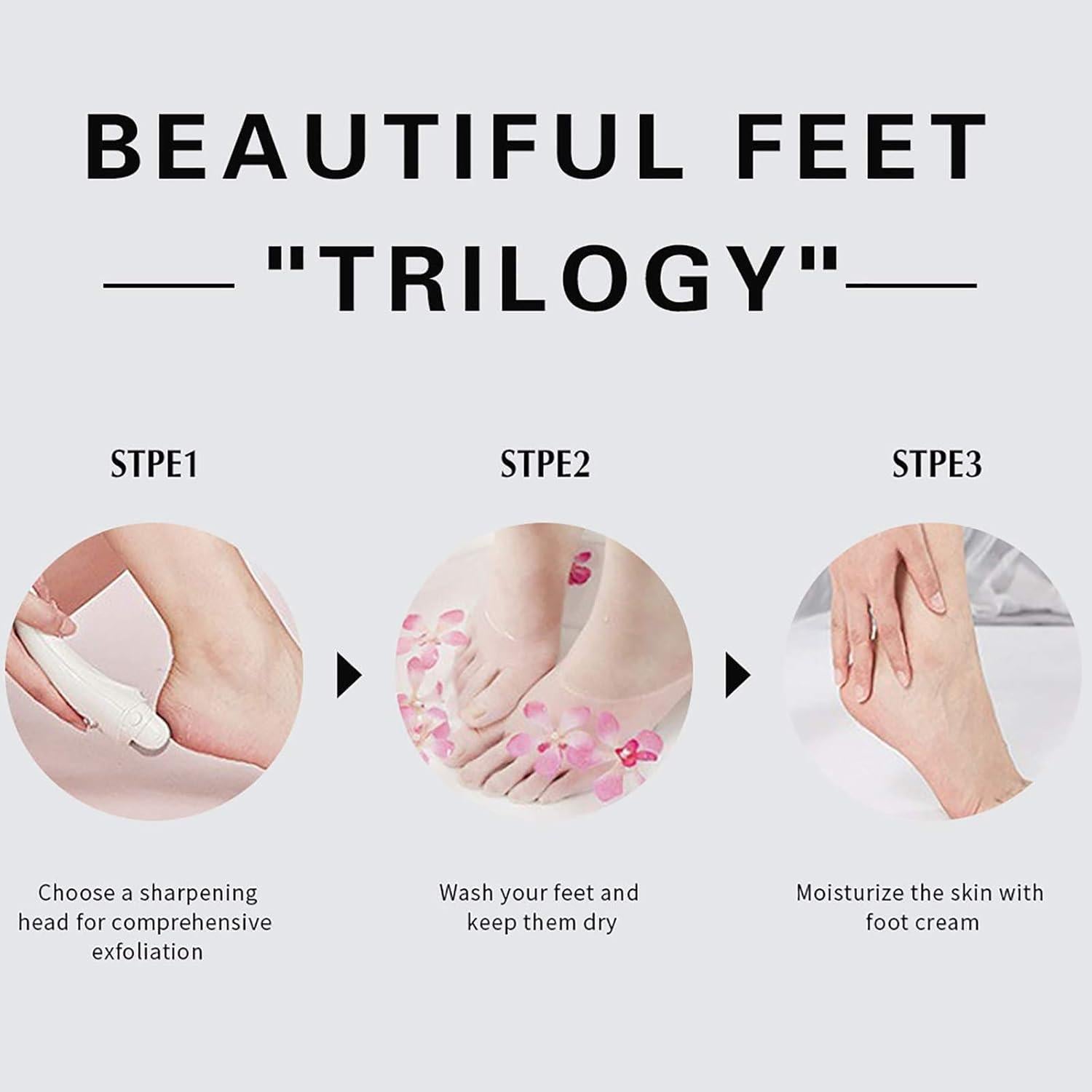 Rodillos de Repuesto PRITECH para Lima de Pies Eléctrica - 6 Piezas