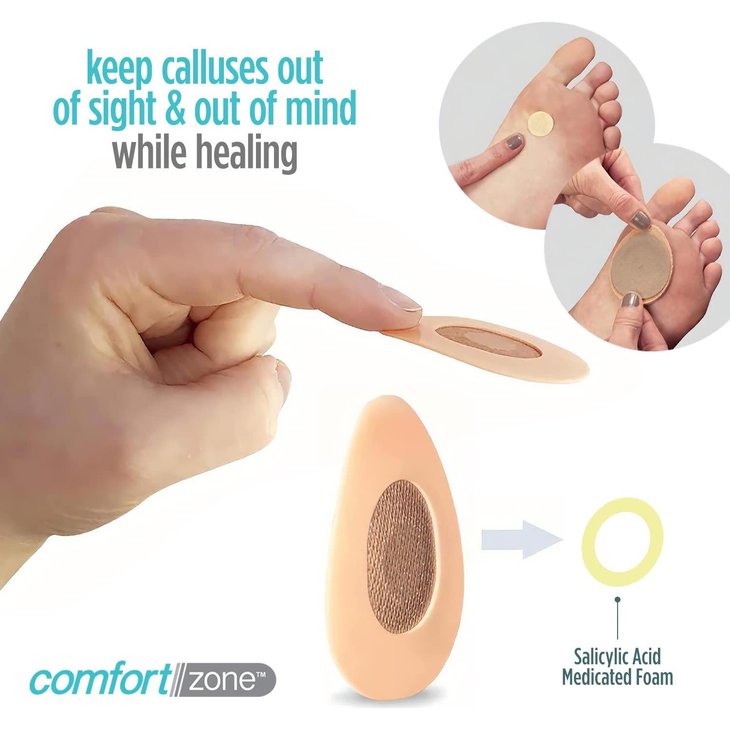 Parches Medicados Comfort Zone para Callos - 20 Piezas