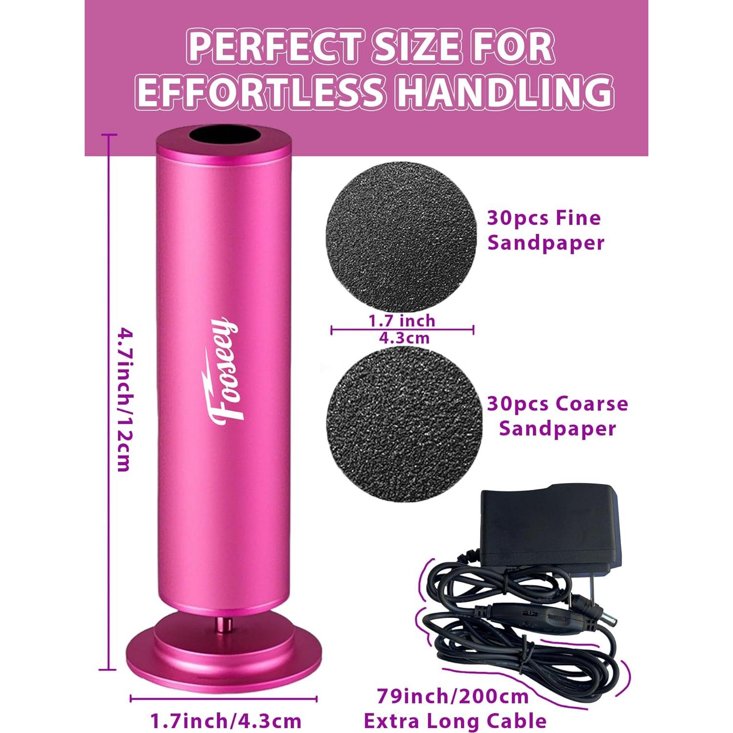 Lima Eléctrica para Pies Fooseey - Removedor de Callos Profesional