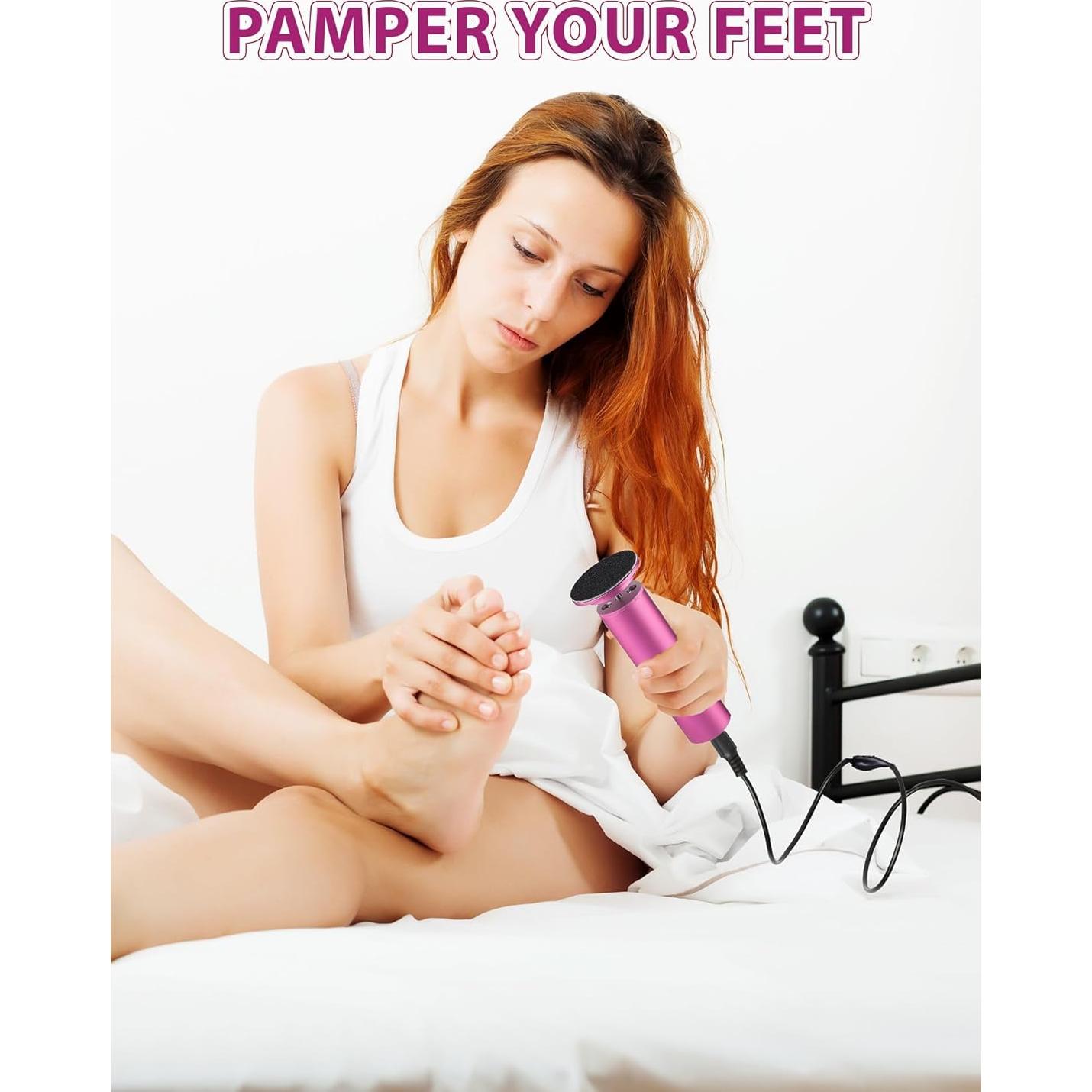 Lima Eléctrica para Pies Fooseey - Removedor de Callos Profesional