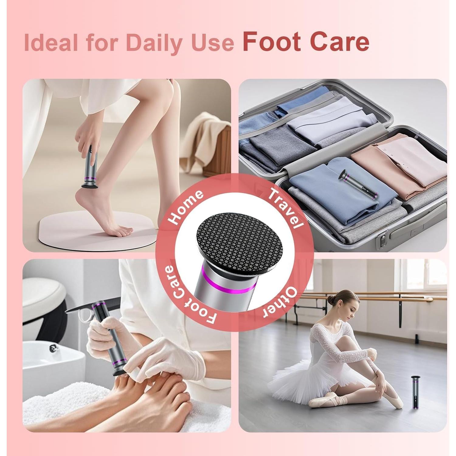 Removedor de Callos Eléctrico MGFO 3 Velocidades 2600mAh