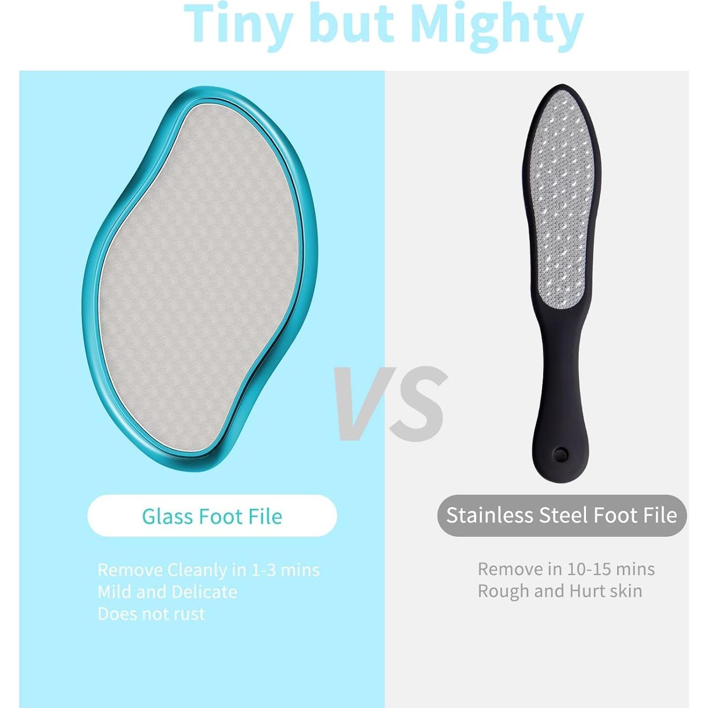 Lima para Pies VANWIN de Cristal Nano, Removedor de Callos