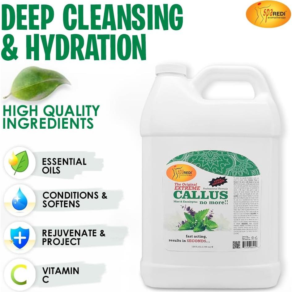 Removedor de Callos SPA REDI 3.78 L Menta y Eucalipto