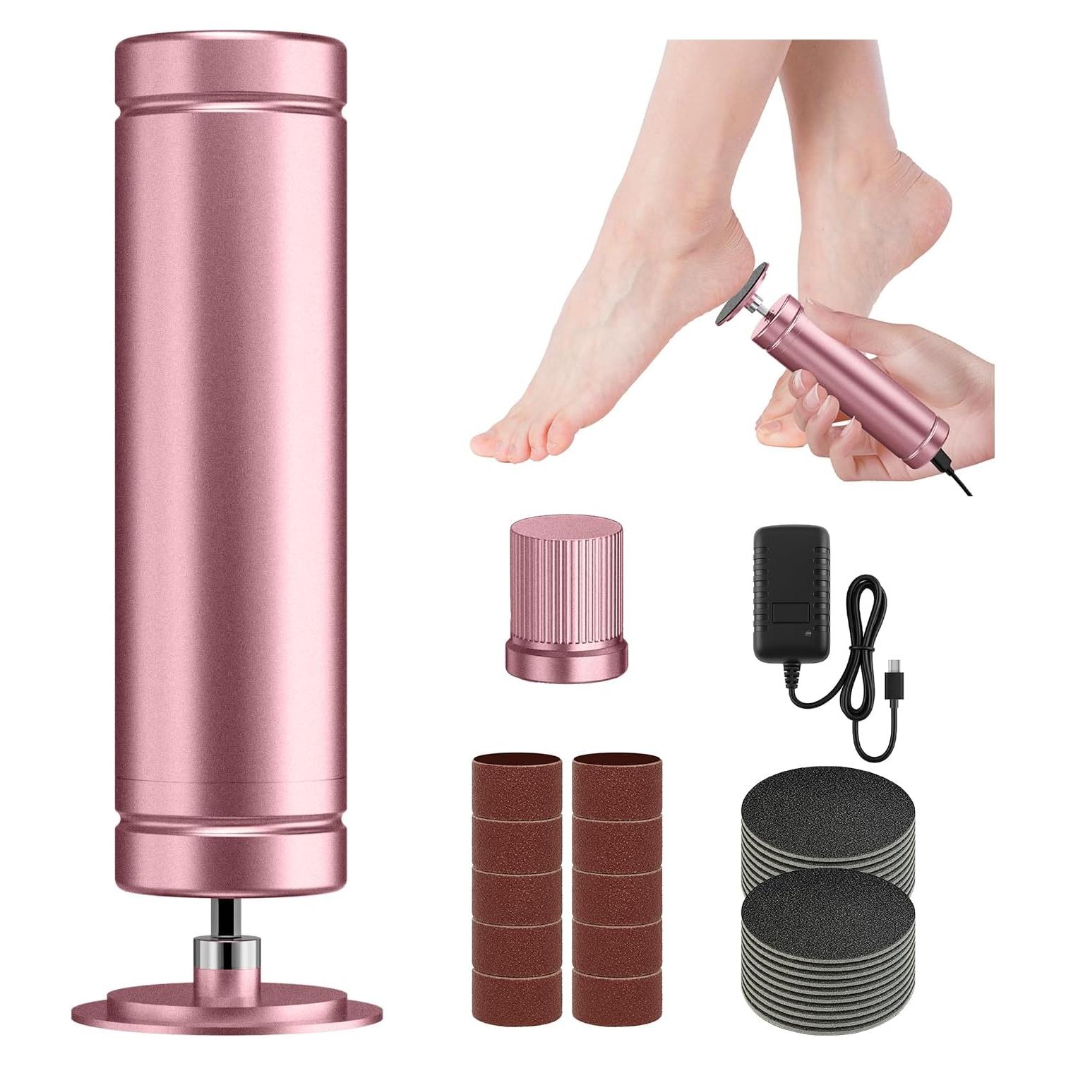 Removedor de Callos Eléctrico Tohecu con 60 Discos de Lija