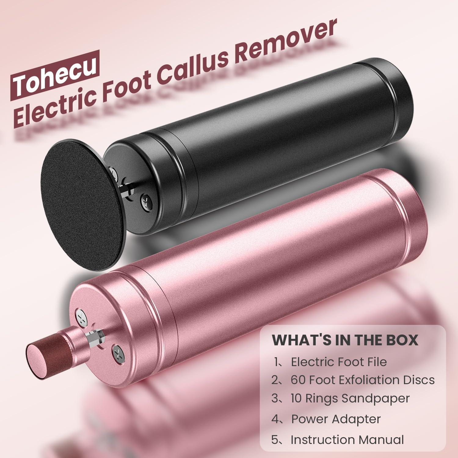 Removedor de Callos Eléctrico Tohecu con 60 Discos de Lija
