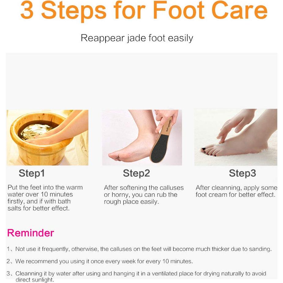 Lima para Callos BLINKING NAILS 2pcs Mango de Madera