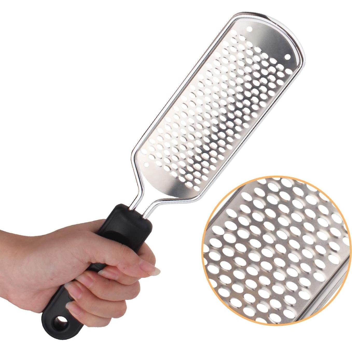 Lima de Pies Profesional ALOCKMA - 2 Piezas Acero Inoxidable