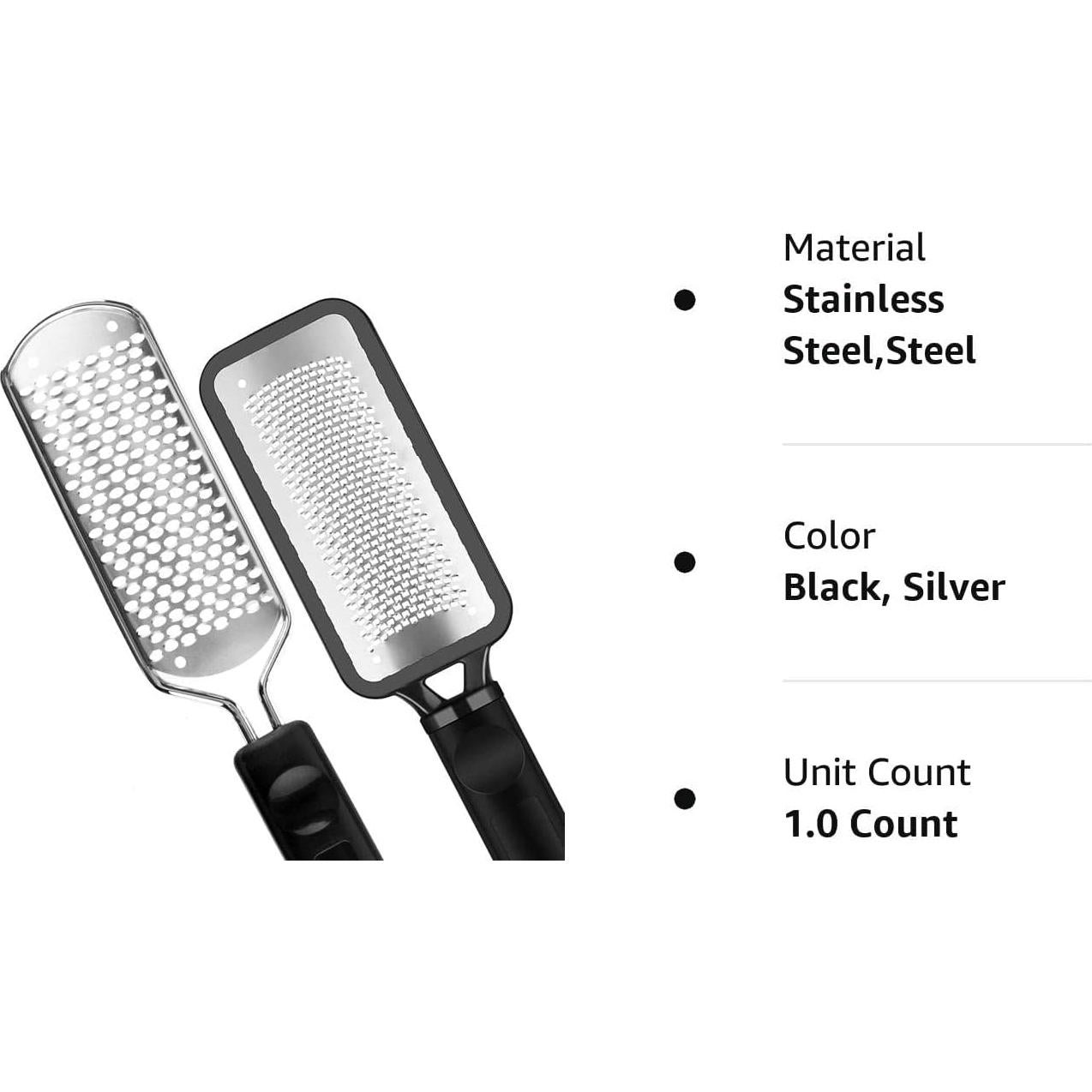 Lima de Pies Profesional ALOCKMA - 2 Piezas Acero Inoxidable