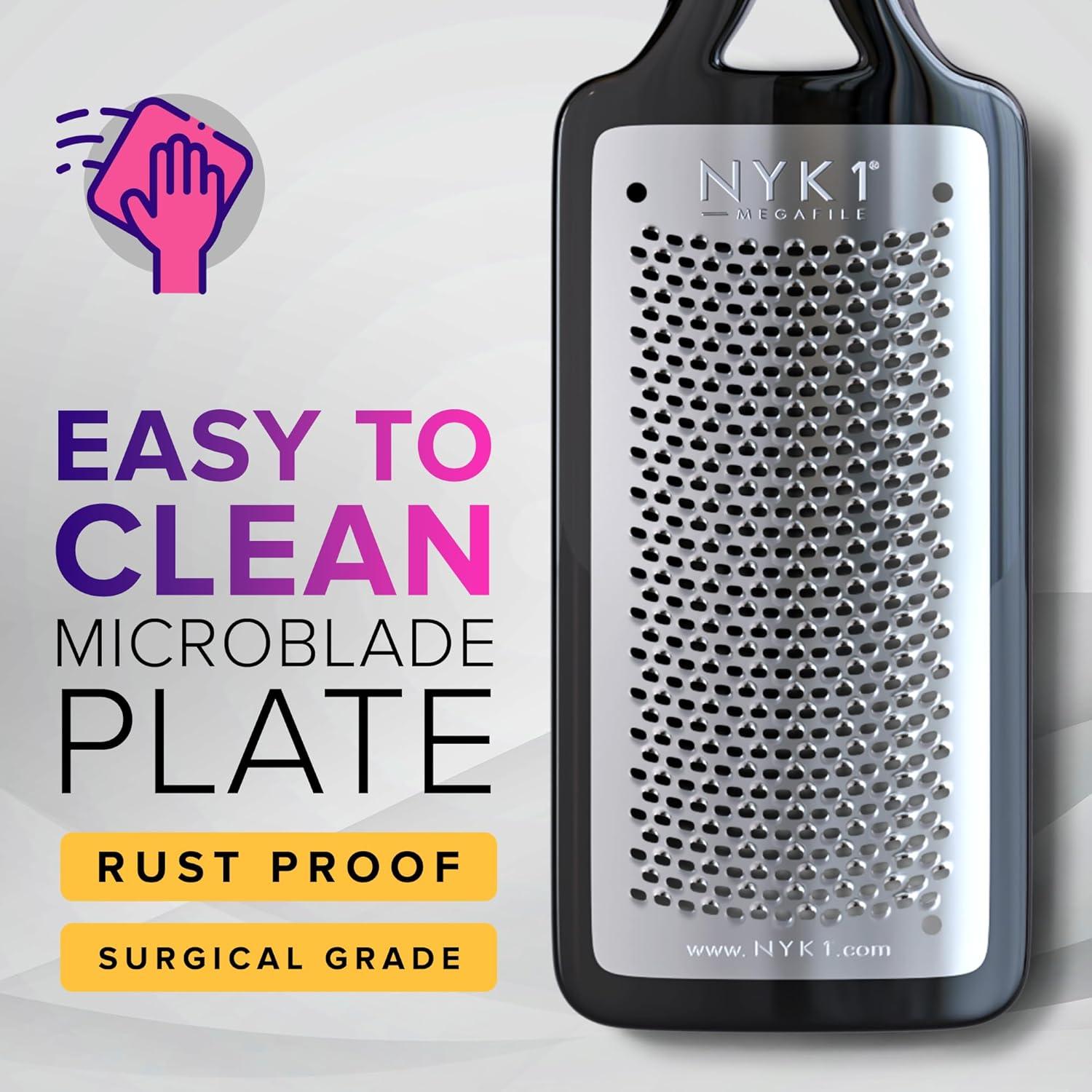 Raspador de Pies NYK1 MegaFile XL con Recolector de Piel