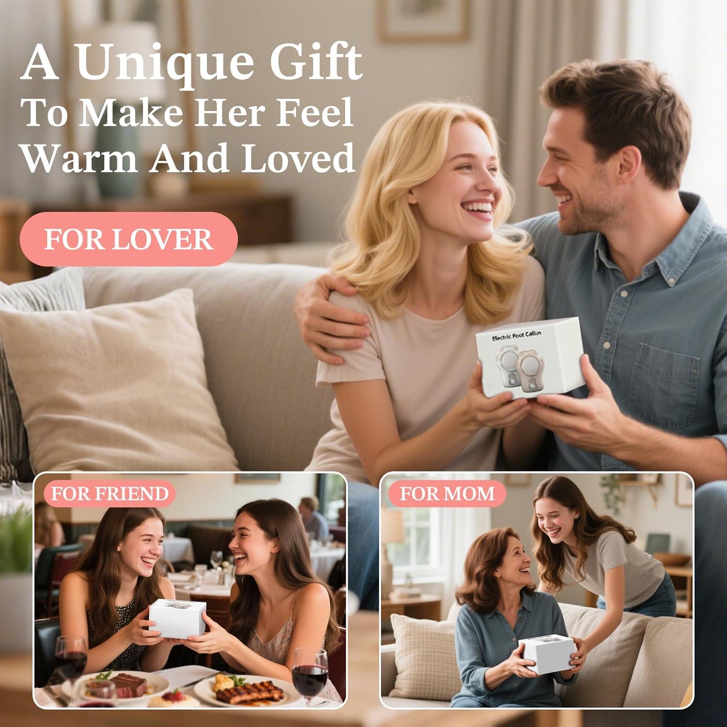 Removedor de Callos Eléctrico Tuudijy, 3 Velocidades, Pedicura Profesional