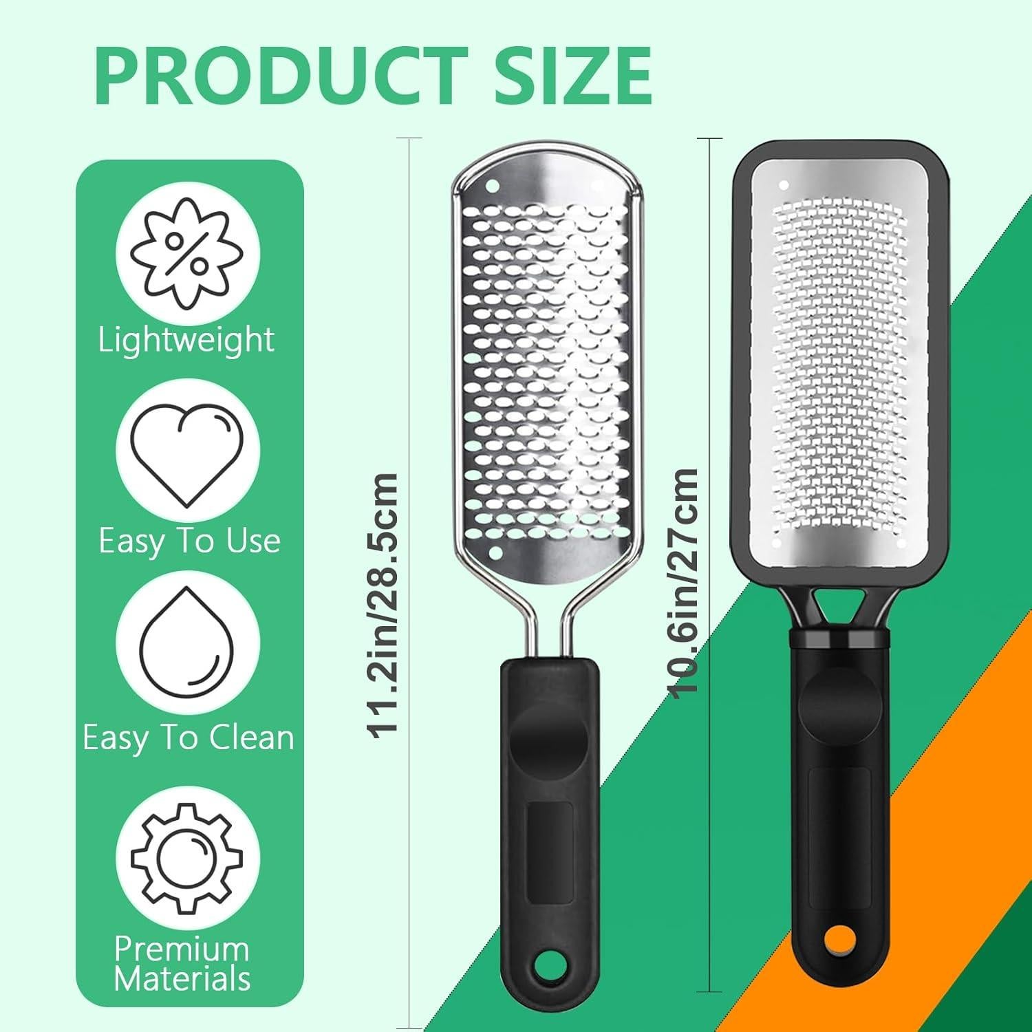 Lima de Pedicura Profesional ALOCKMA - Acero Inoxidable, Mango Ergonómico