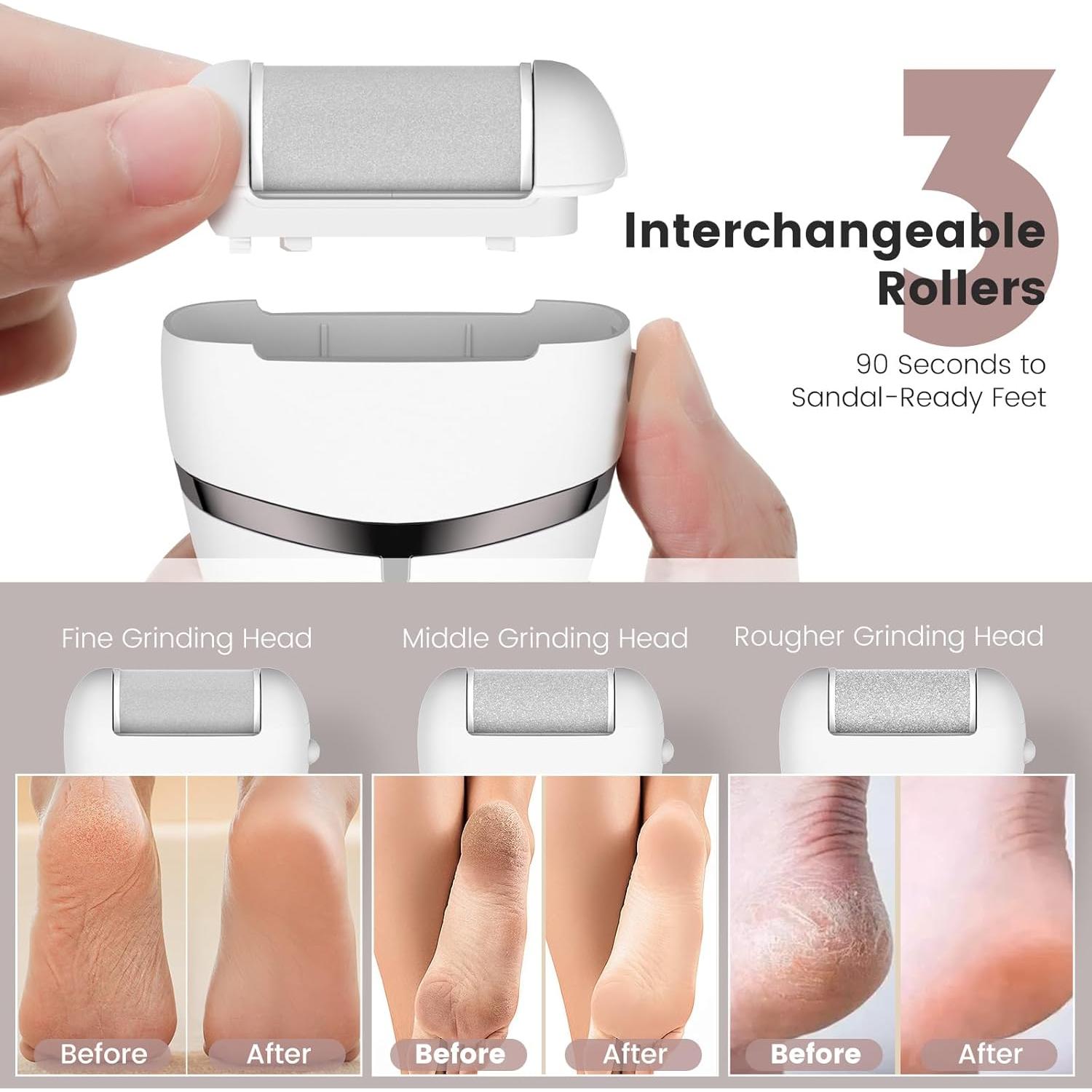 Removedor de Callos Eléctrico Ginity con Pantalla LED 17 en 1