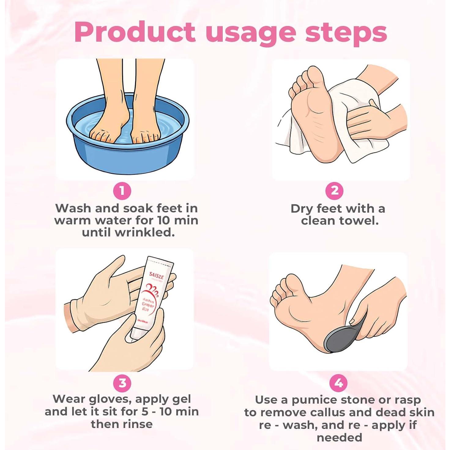 Removedor de Callos Saisze Gel Profesional 227g con Cepillo