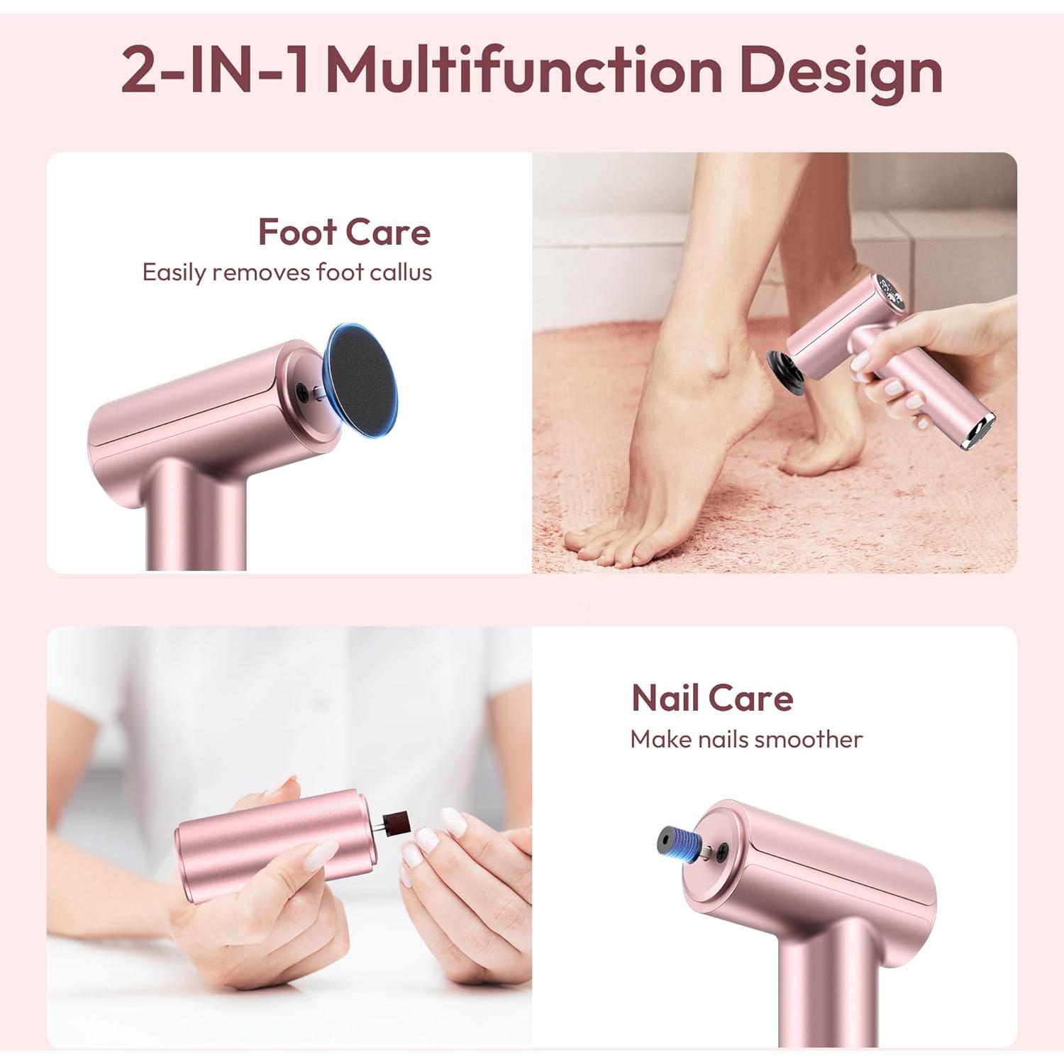 Removedor de Callos Eléctrico Drivox A8 Recargable 9 Velocidades