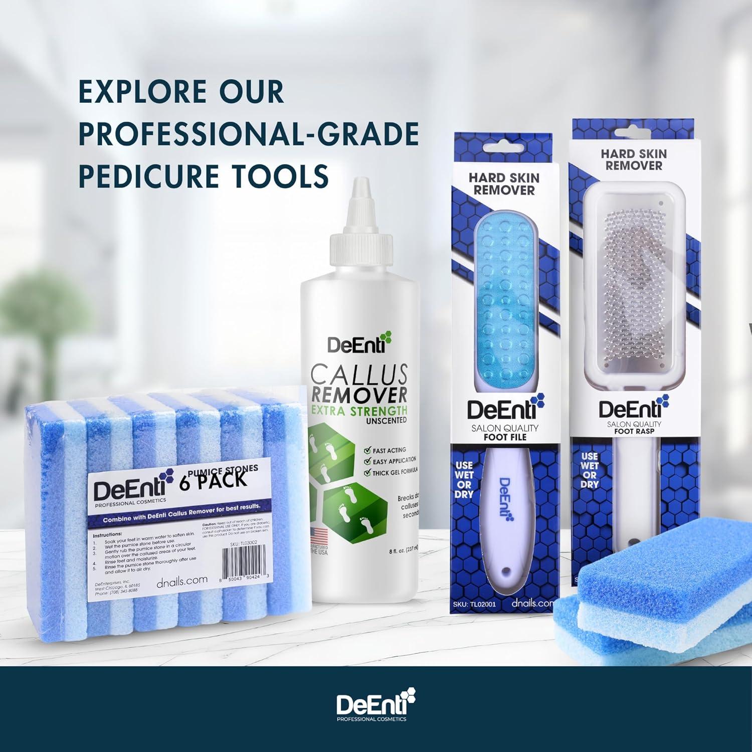 Piedras Pumice DeEnti - Paquete de 6 para Pedicura Profesional