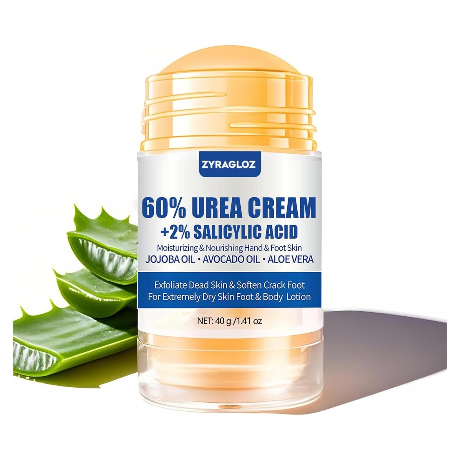 Stick de Crema de Urea 60% ZyraGloz para Pies 40g