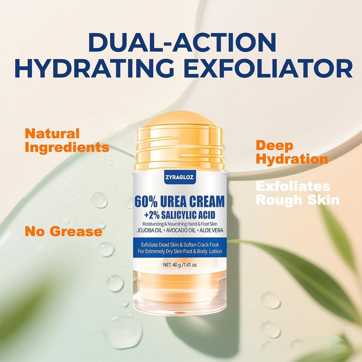 Stick de Crema de Urea 60% ZyraGloz para Pies 40g