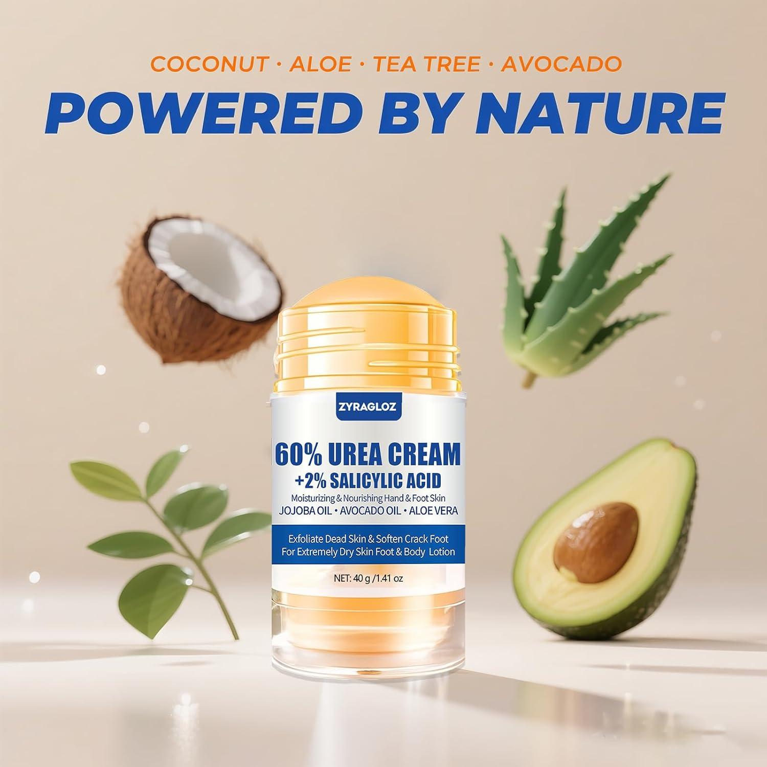 Stick de Crema de Urea 60% ZyraGloz para Pies 40g