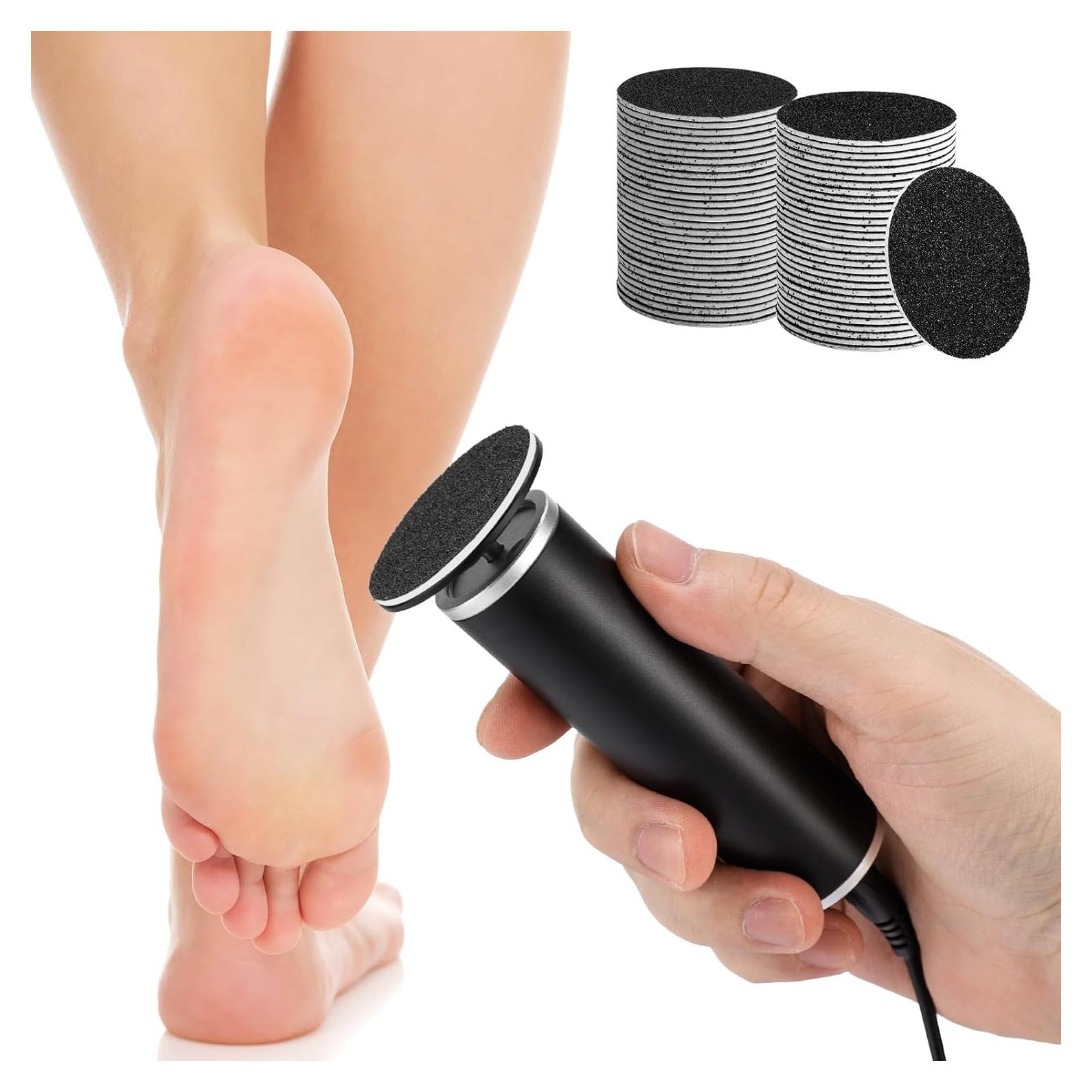 Removedor de Callos Eléctrico EDIFOLLY con Discos de Lija y Uñas