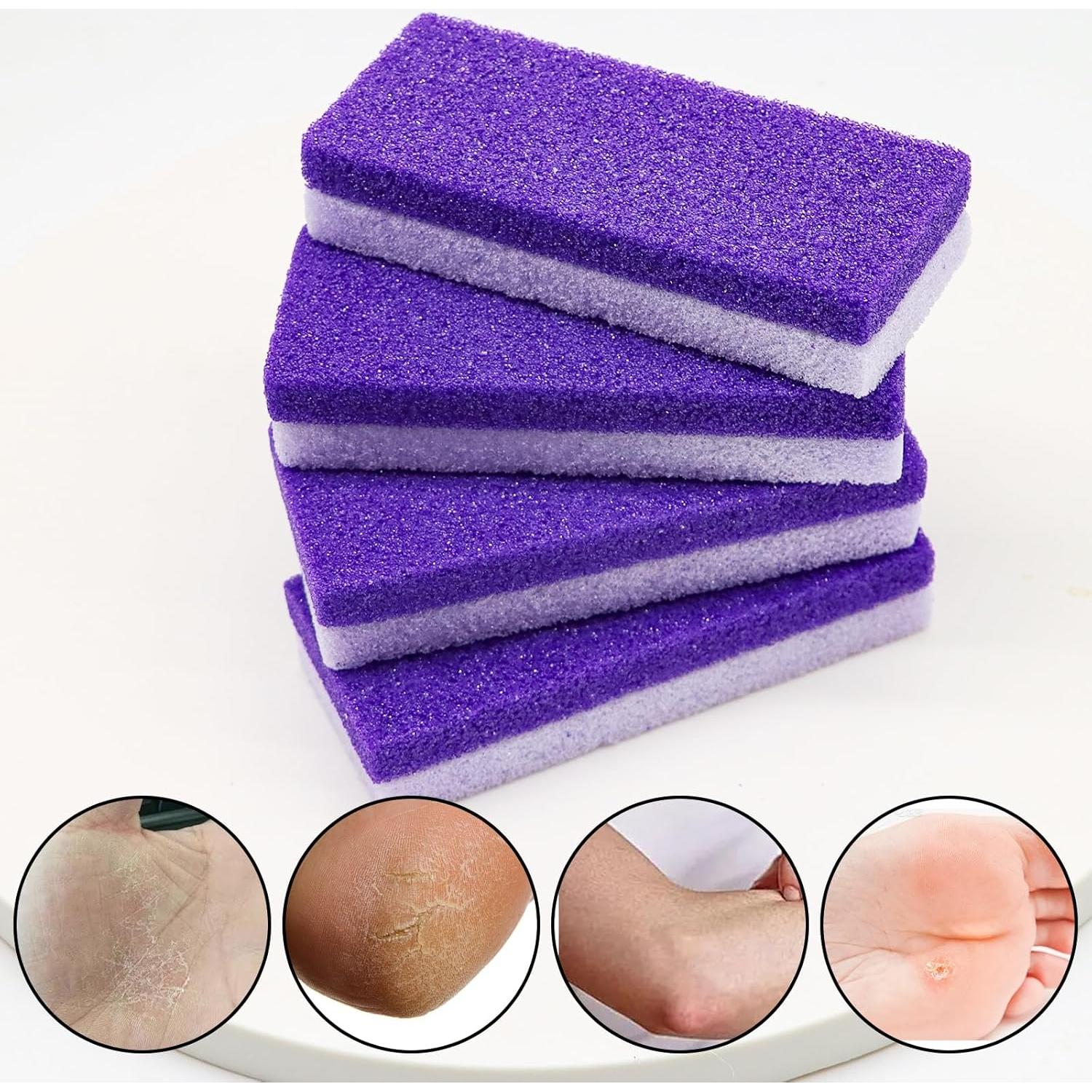 Piedra Pómez para Pies Lenpestia Doble Cara Exfoliante 4 Unidades