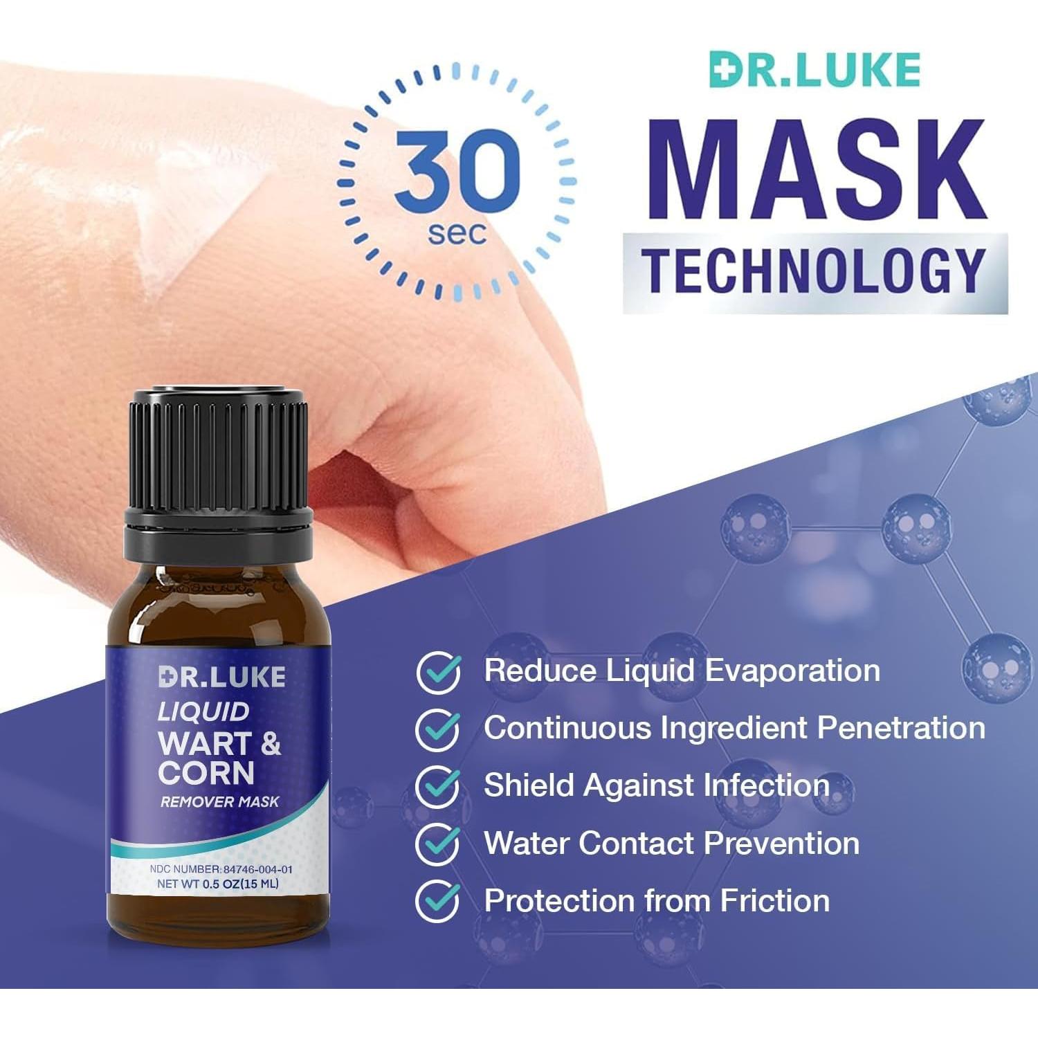 Removedor de Verrugas y Callos Dr. Luke 17% Ácido Salicílico 30g