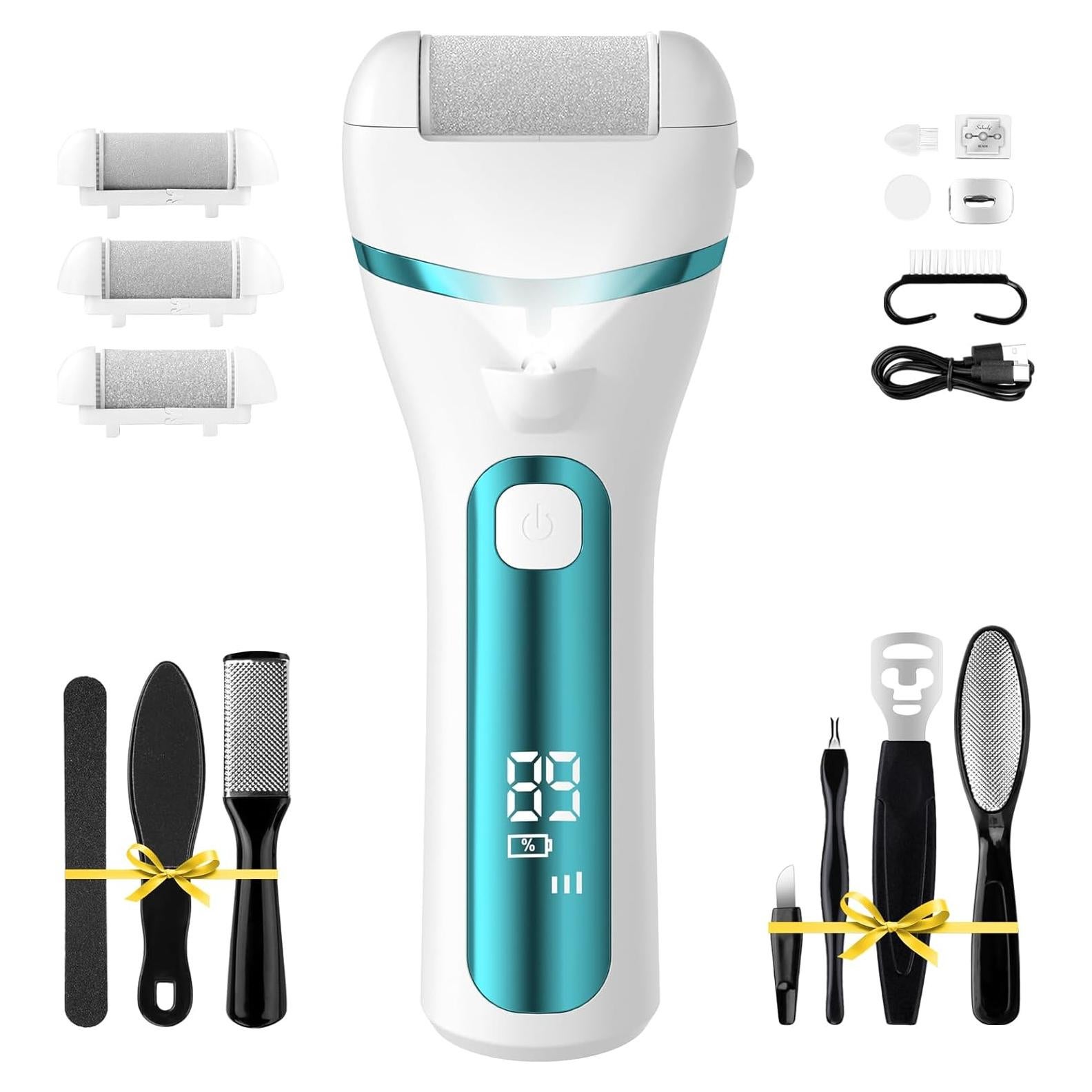 Removedor de Callos Eléctrico PUBOO con Luz LED y 3 Velocidades