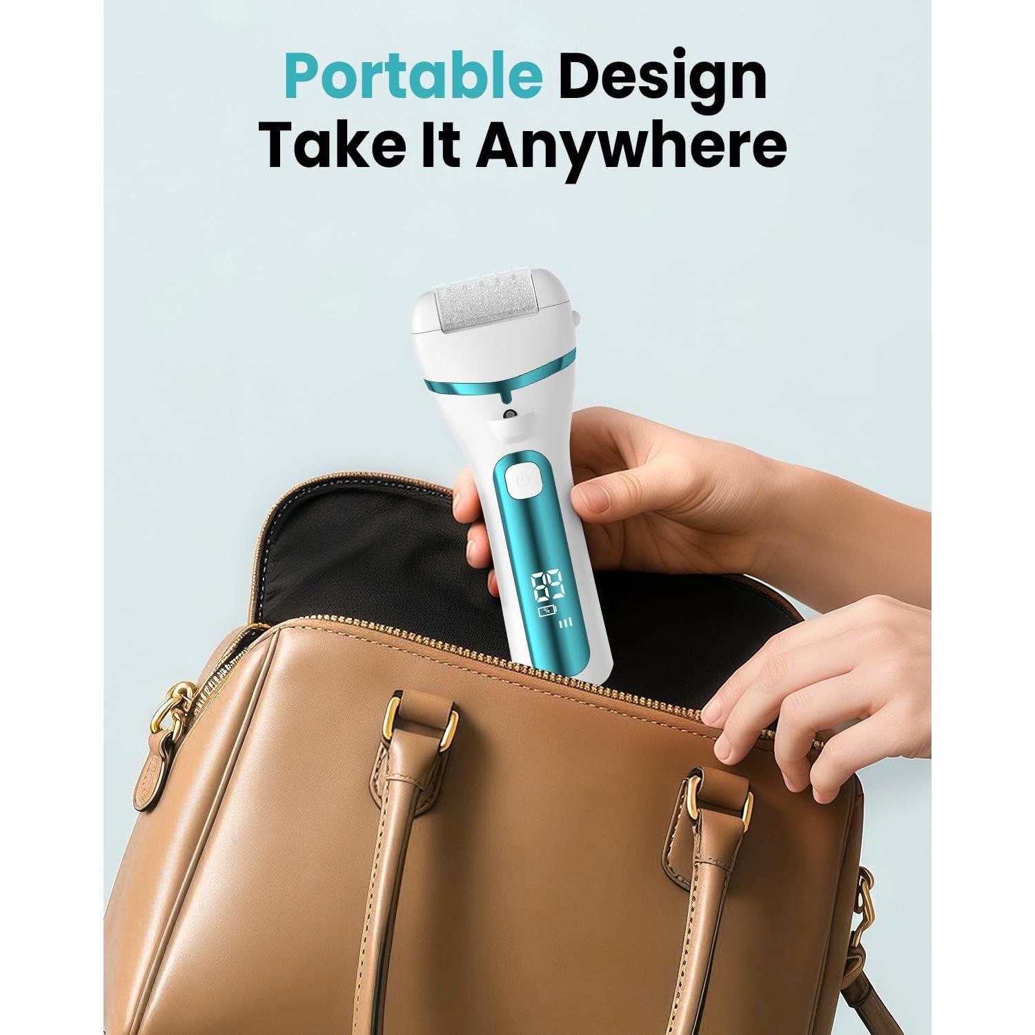 Removedor de Callos Eléctrico PUBOO con Luz LED y 3 Velocidades