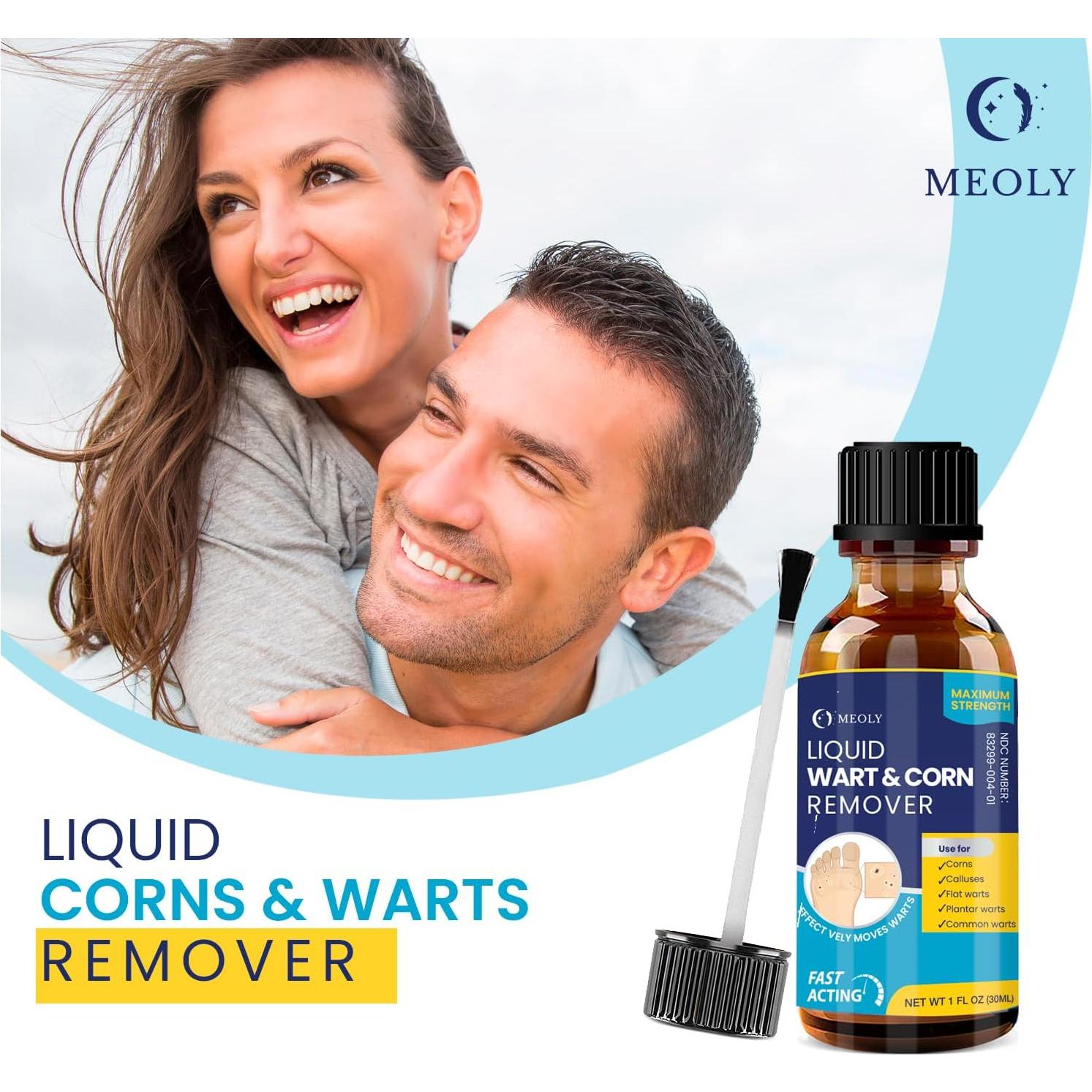 Eliminador de Verrugas Ácido Salicílico MOELY 30 ML Rápido