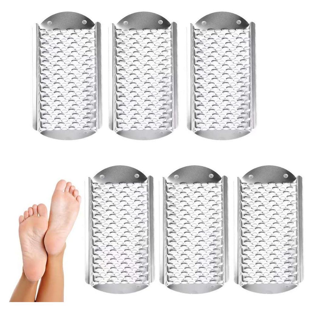 6 Piezas Lima de Pies Paddsun Removedor de Callos Acero Inoxidable