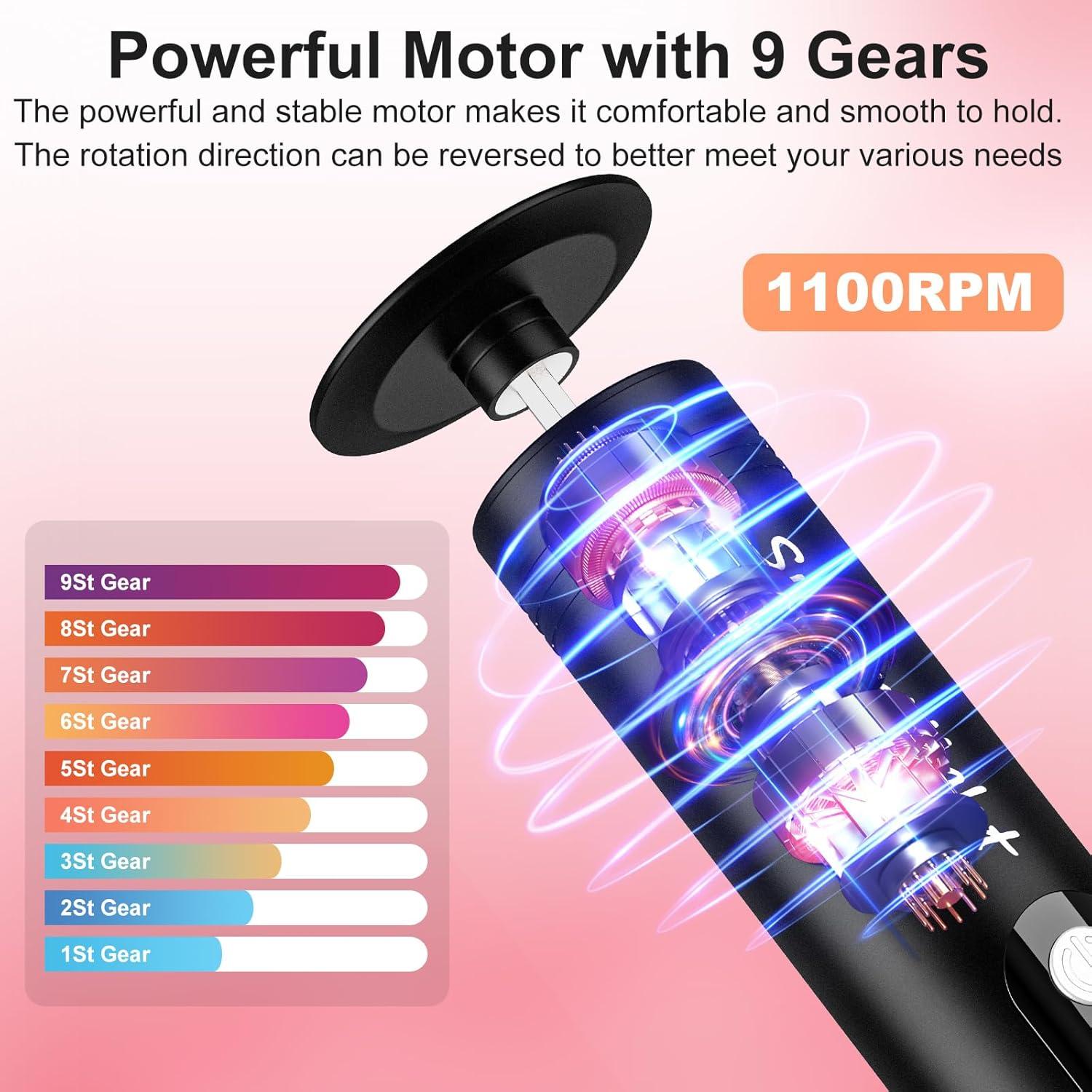 Removedor de Callos Eléctrico 2 en 1 FoShan MN-505 9 Velocidades