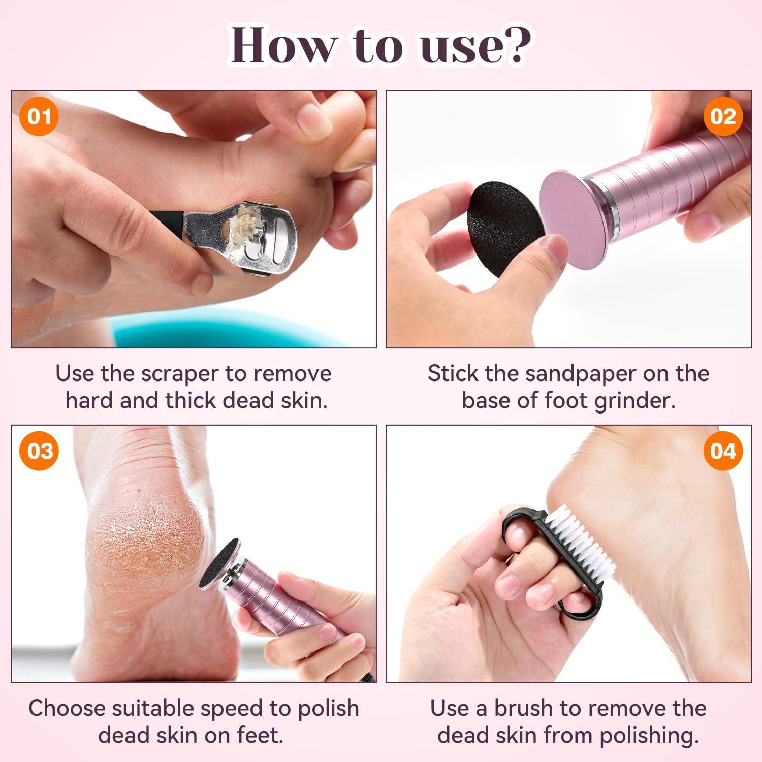 Removedor de Callos Eléctrico MIYOKO con 60 Discos Lija