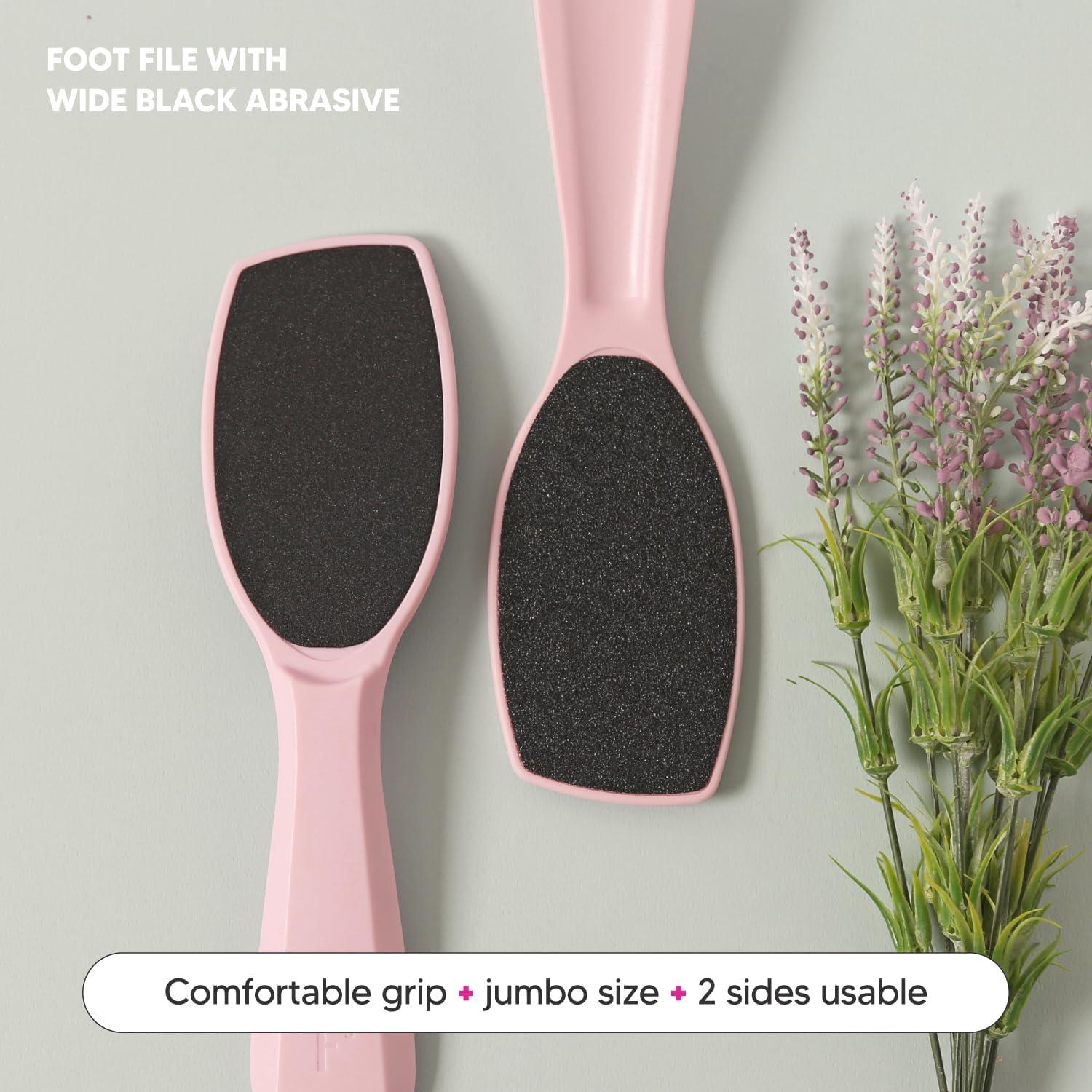 Lima de Pie Ancha F3 Systems Rosa Fucsia Removedor de Callos