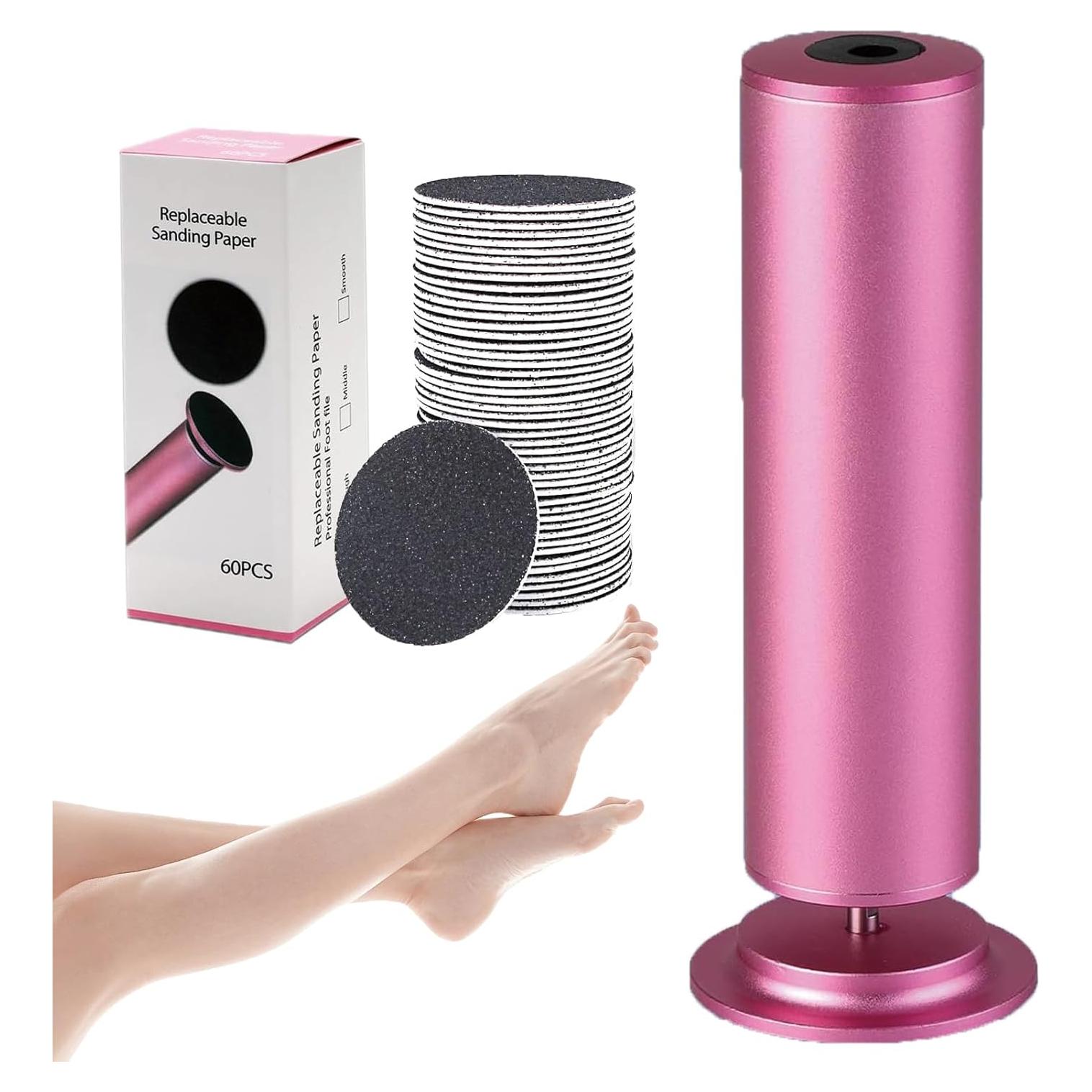 Removedor de Callos Eléctrico Dermave con 60 Discos de Lija