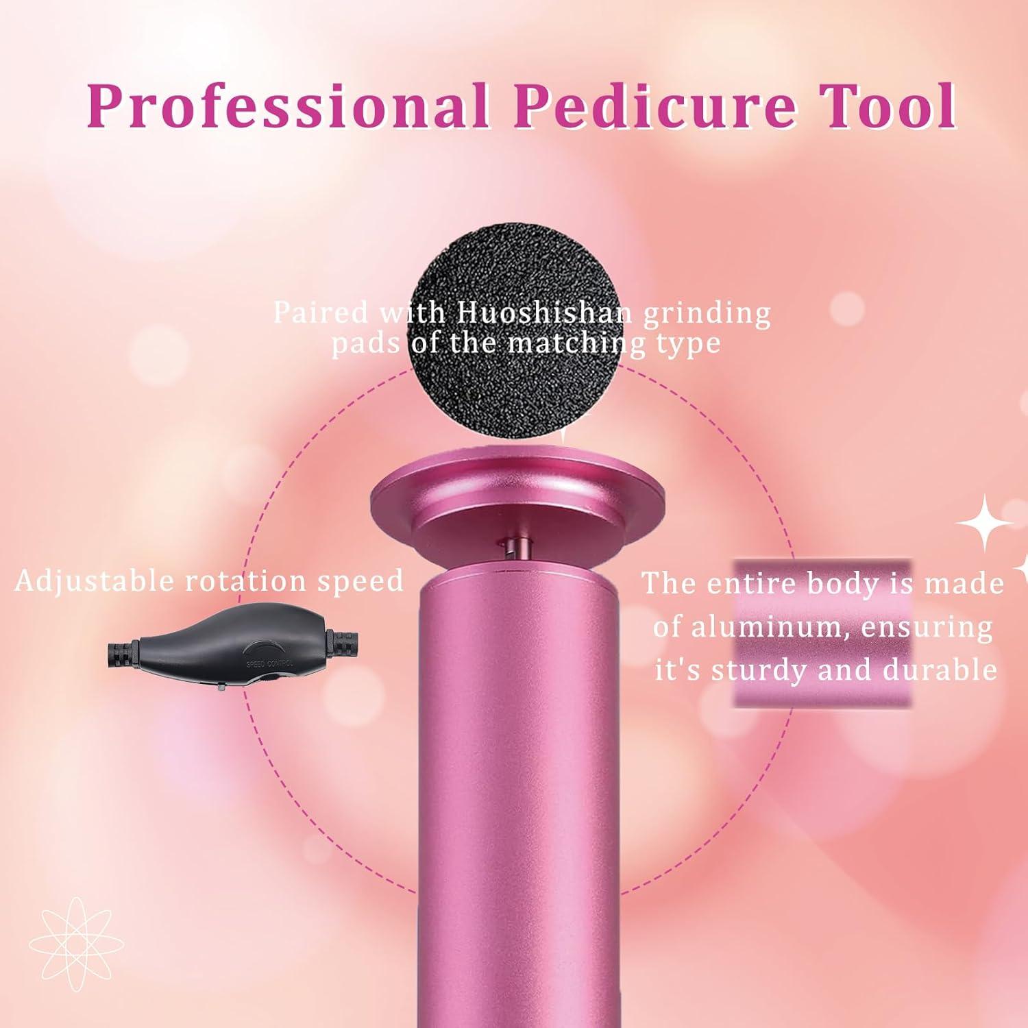 Removedor de Callos Eléctrico Dermave con 60 Discos de Lija