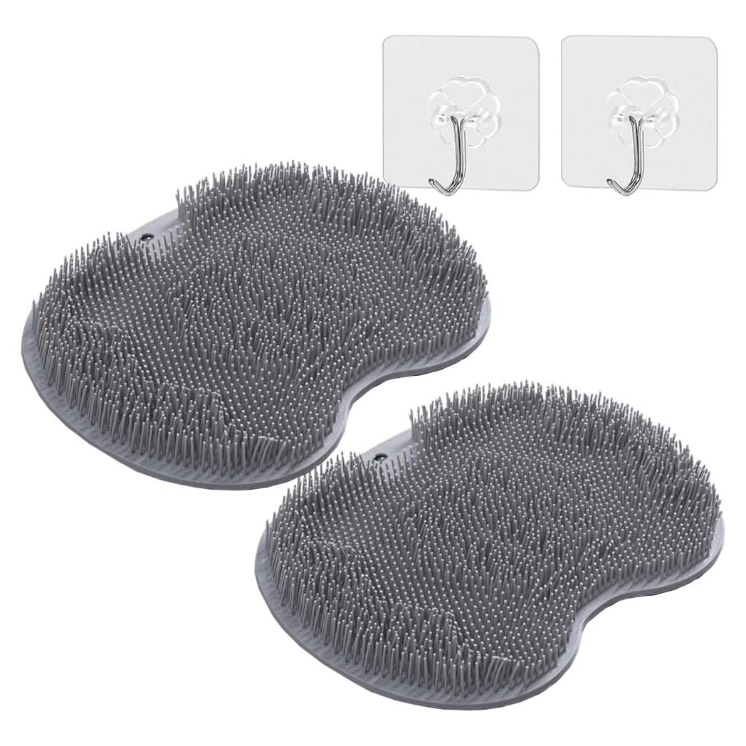 2PACK Alfombrilla Exfoliante para Pies VREOM con Ventosas 23x30cm