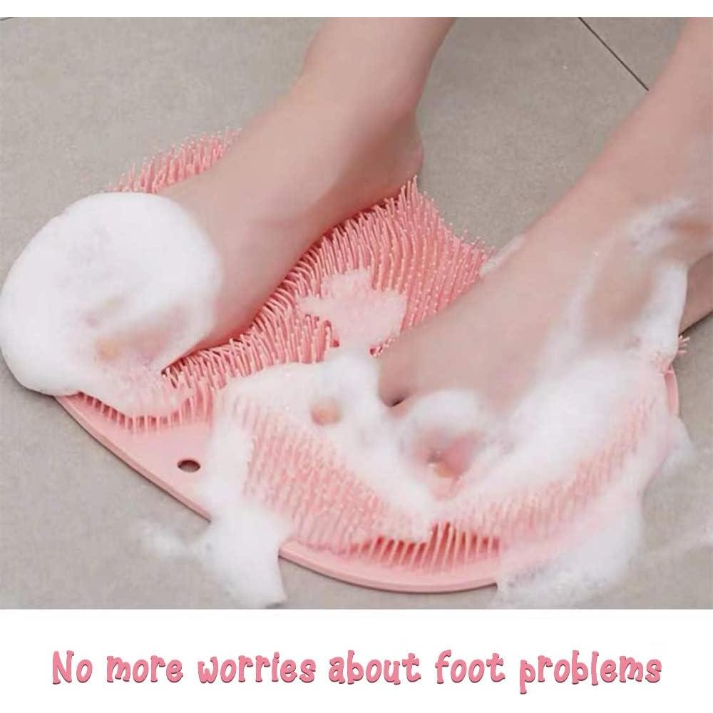 Alfombrilla de Limpieza para Pies y Espalda XieJY Azul 30x25cm