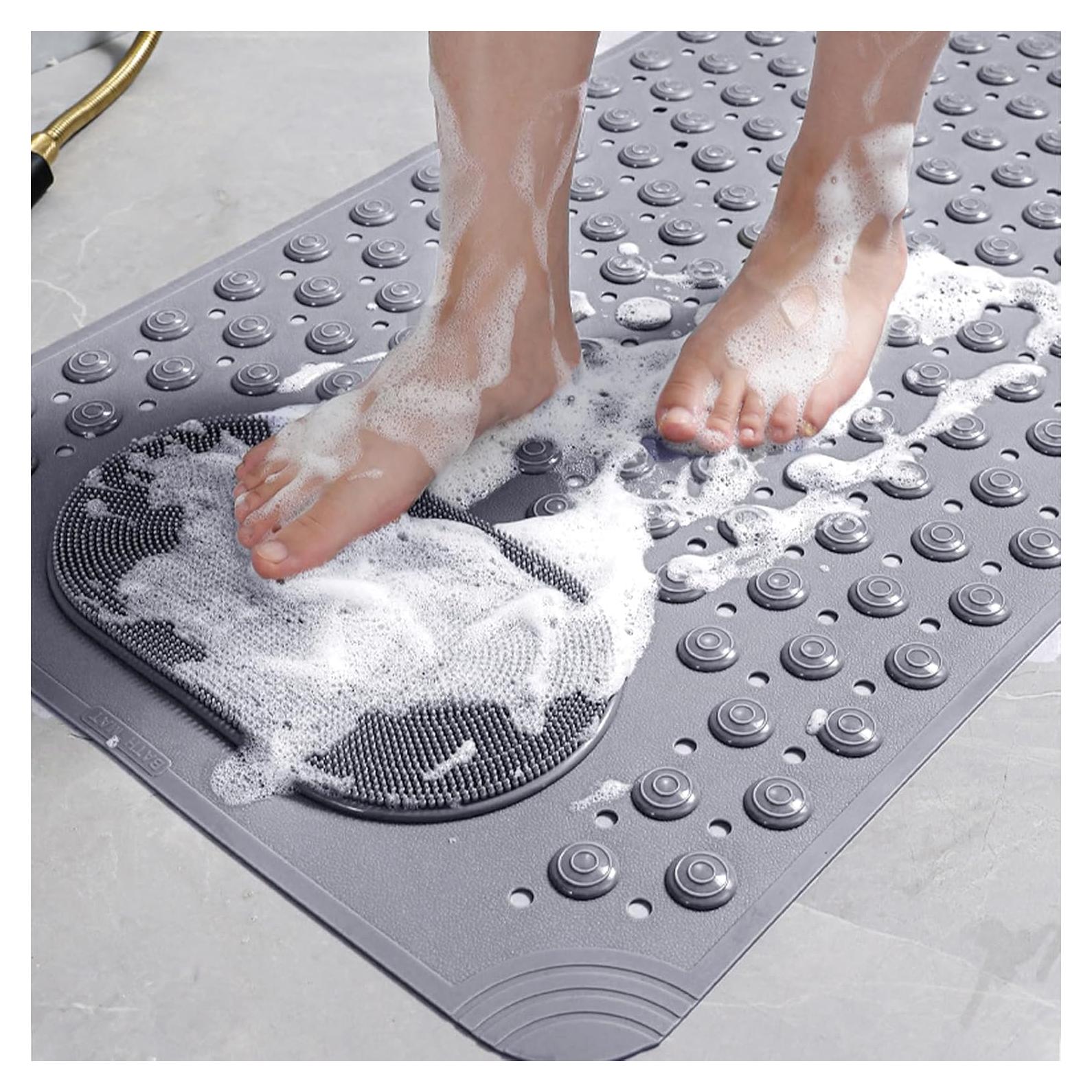 Alfombrilla Antideslizante para Bañera Chngna 69x36 cm con Ventosas
