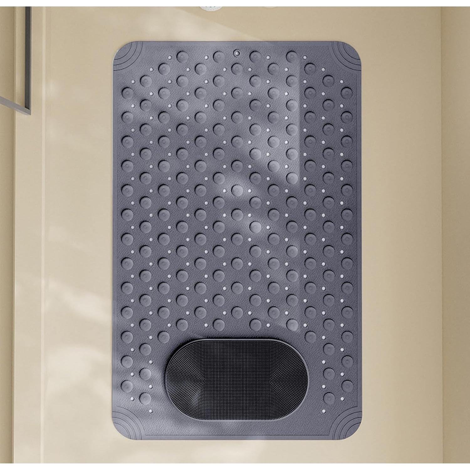 Alfombrilla Antideslizante para Bañera Chngna 69x36 cm con Ventosas