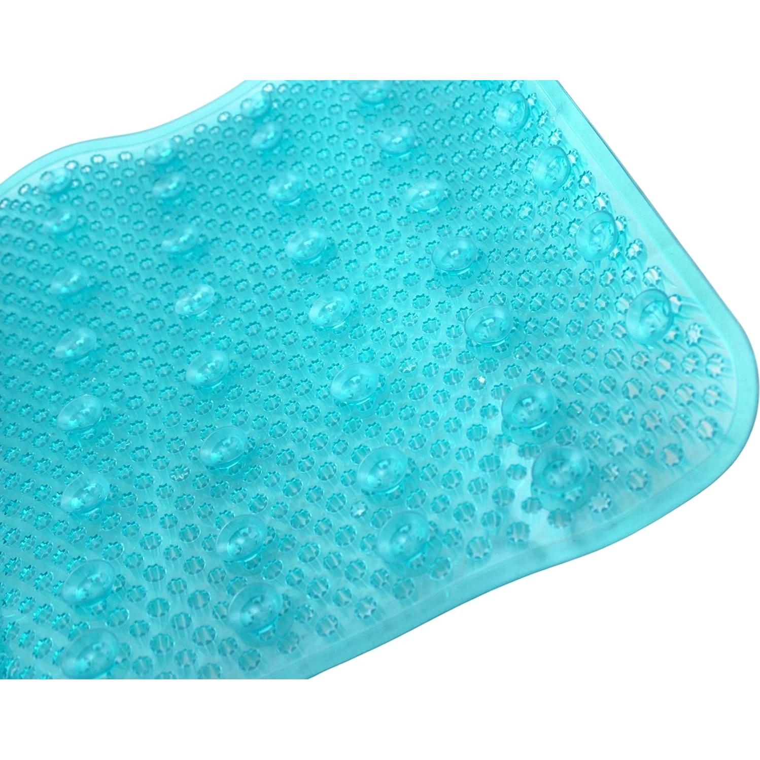 Alfombrilla de Baño Antideslizante Dependable 62.2x34.3cm Turquesa