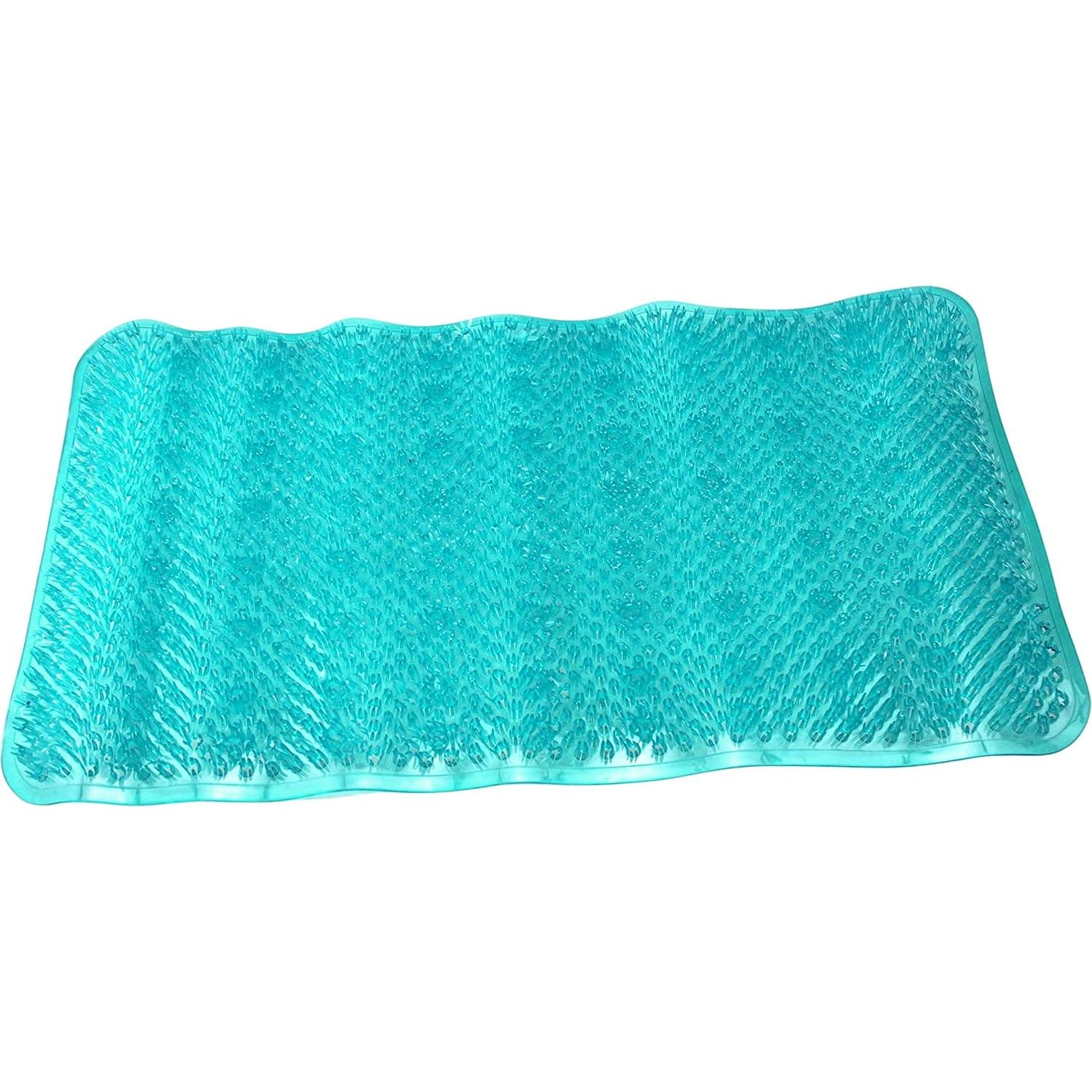 Alfombrilla de Baño Antideslizante Dependable 62.2x34.3cm Turquesa