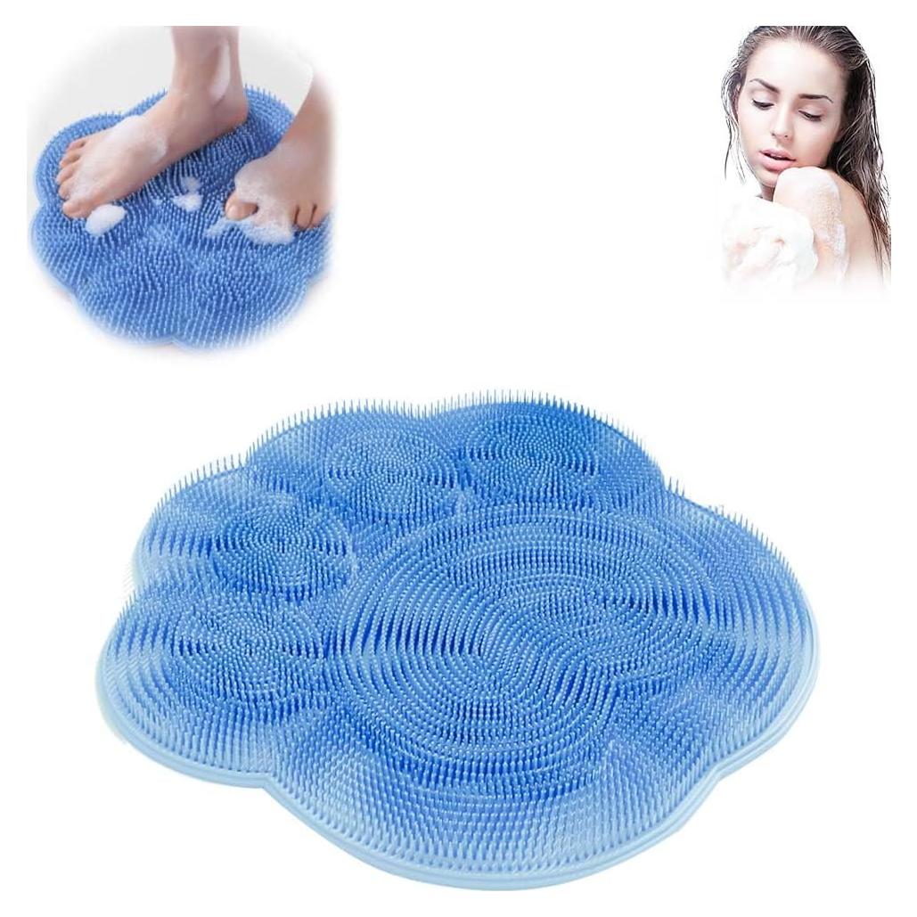 Alfombrilla de Exfoliación para Pies y Espalda HOAIME 30cm Azul