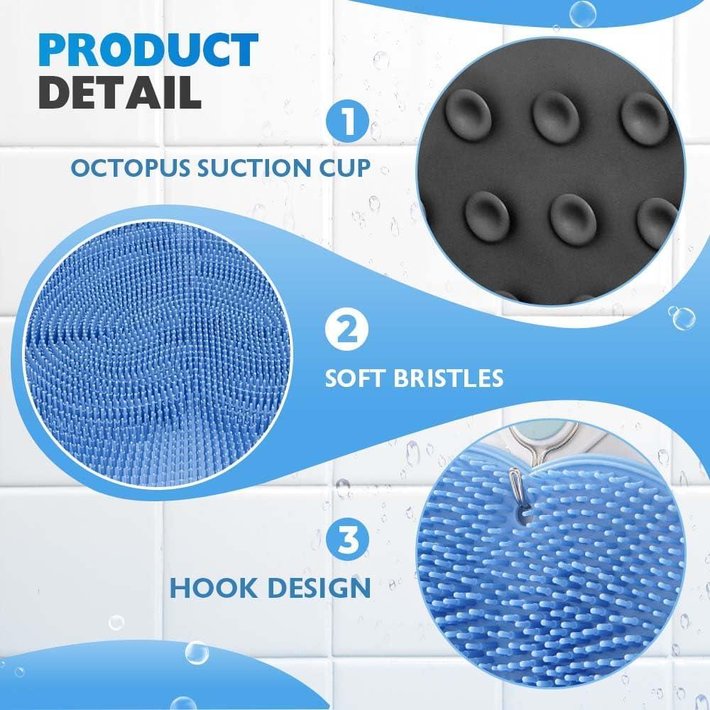 Alfombrilla de Exfoliación para Pies y Espalda HOAIME 30cm Azul