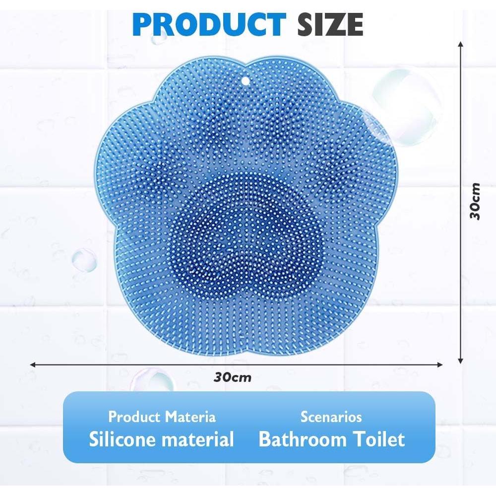 Alfombrilla de Exfoliación para Pies y Espalda HOAIME 30cm Azul