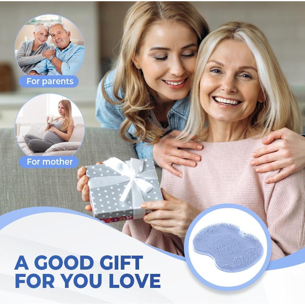 Alfombrilla Antideslizante para Ducha Kruggo 31x25cm Marrón