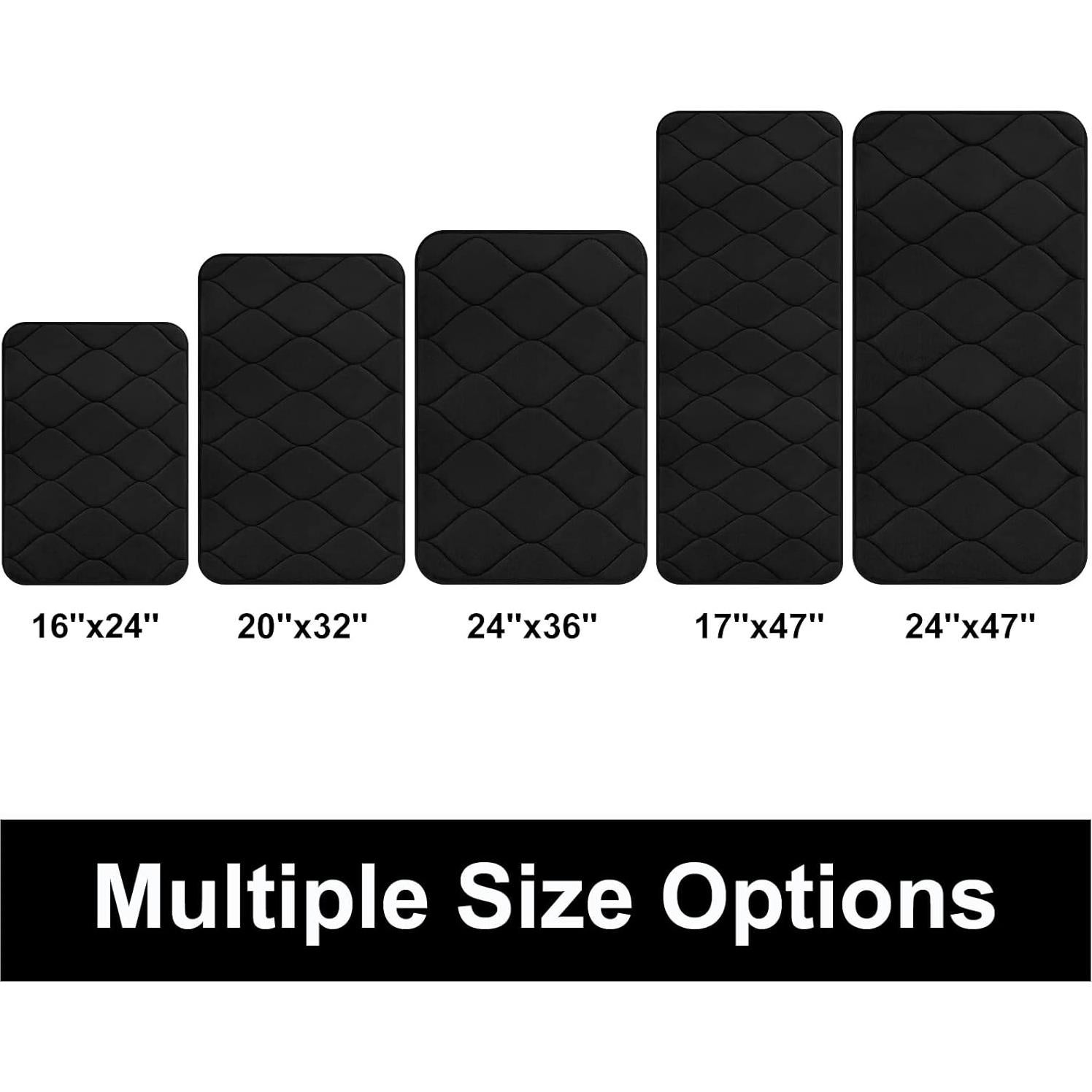 Alfombrilla de Baño Colorxy 61x41cm Espuma Viscoelástica Antideslizante